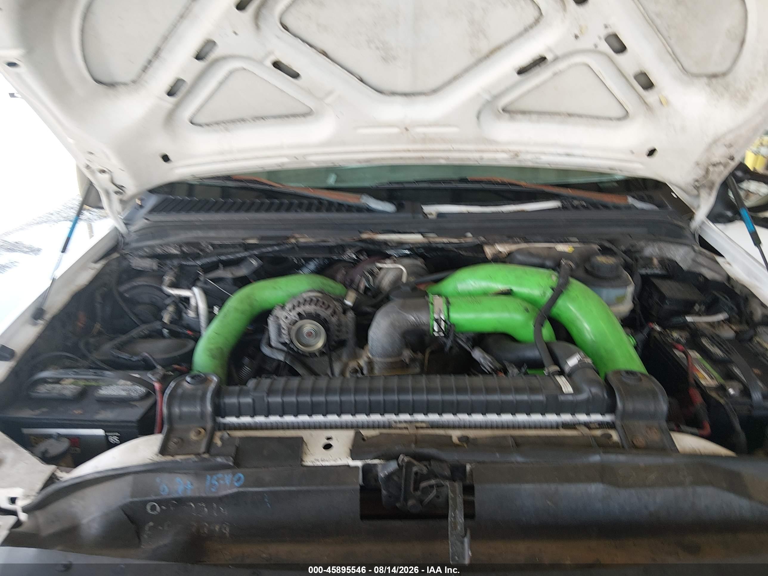 2005 Ford F-250 Lariat/xl/xlt White vin: 1FTSX21P25EC48997