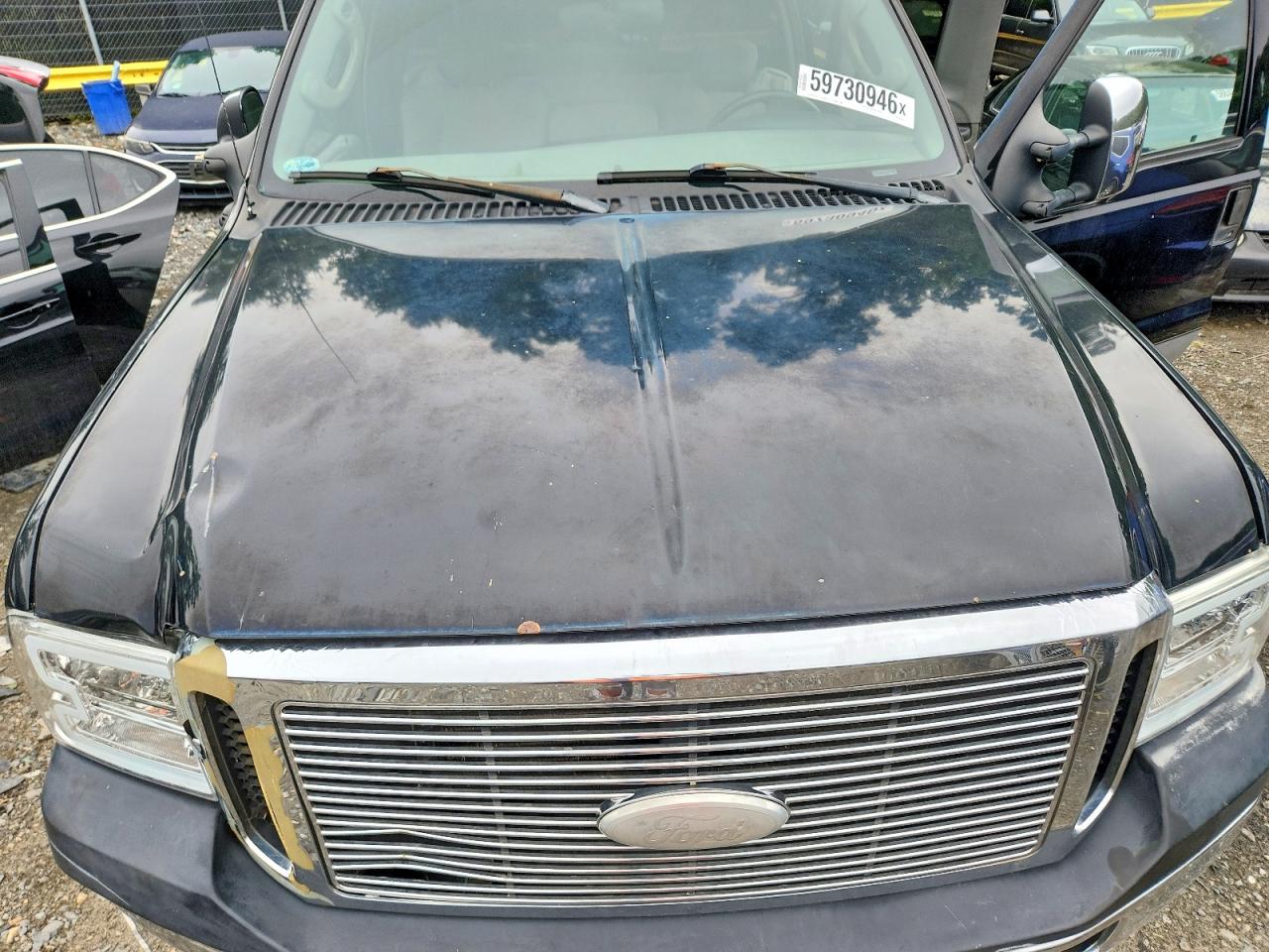 2006 Ford F250 Super Duty Black vin: 1FTSX21P36EB21855