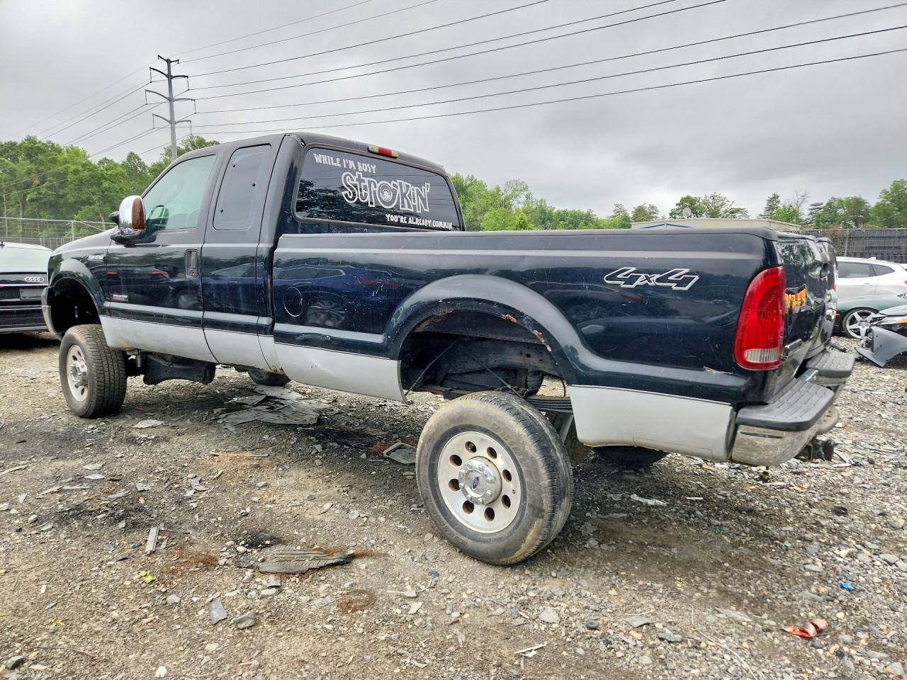 2006 Ford F250 Super Duty Black vin: 1FTSX21P36EB21855