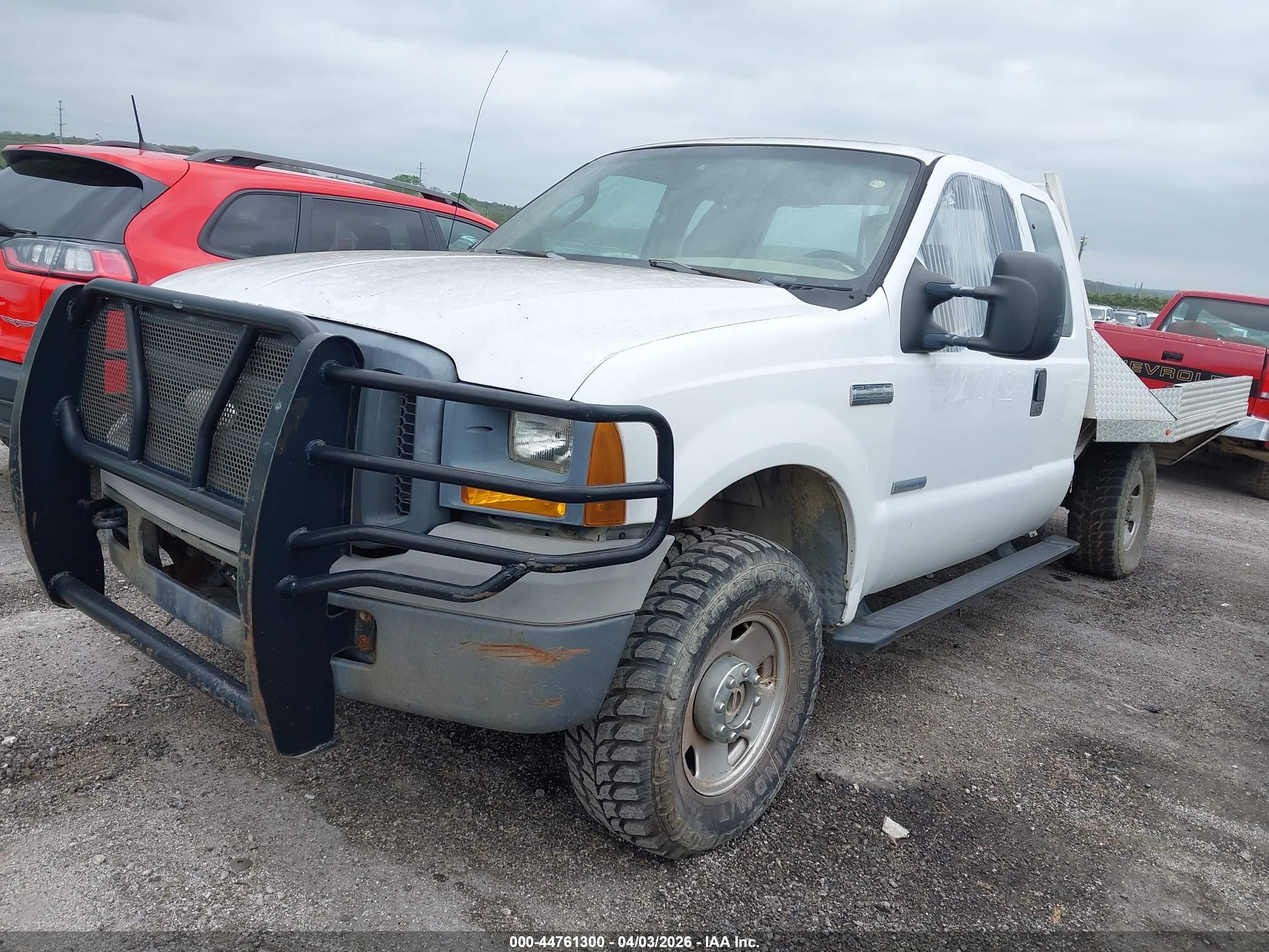 2005 Ford F-250 Lariat/xl/xlt White vin: 1FTSX21P45EB98166