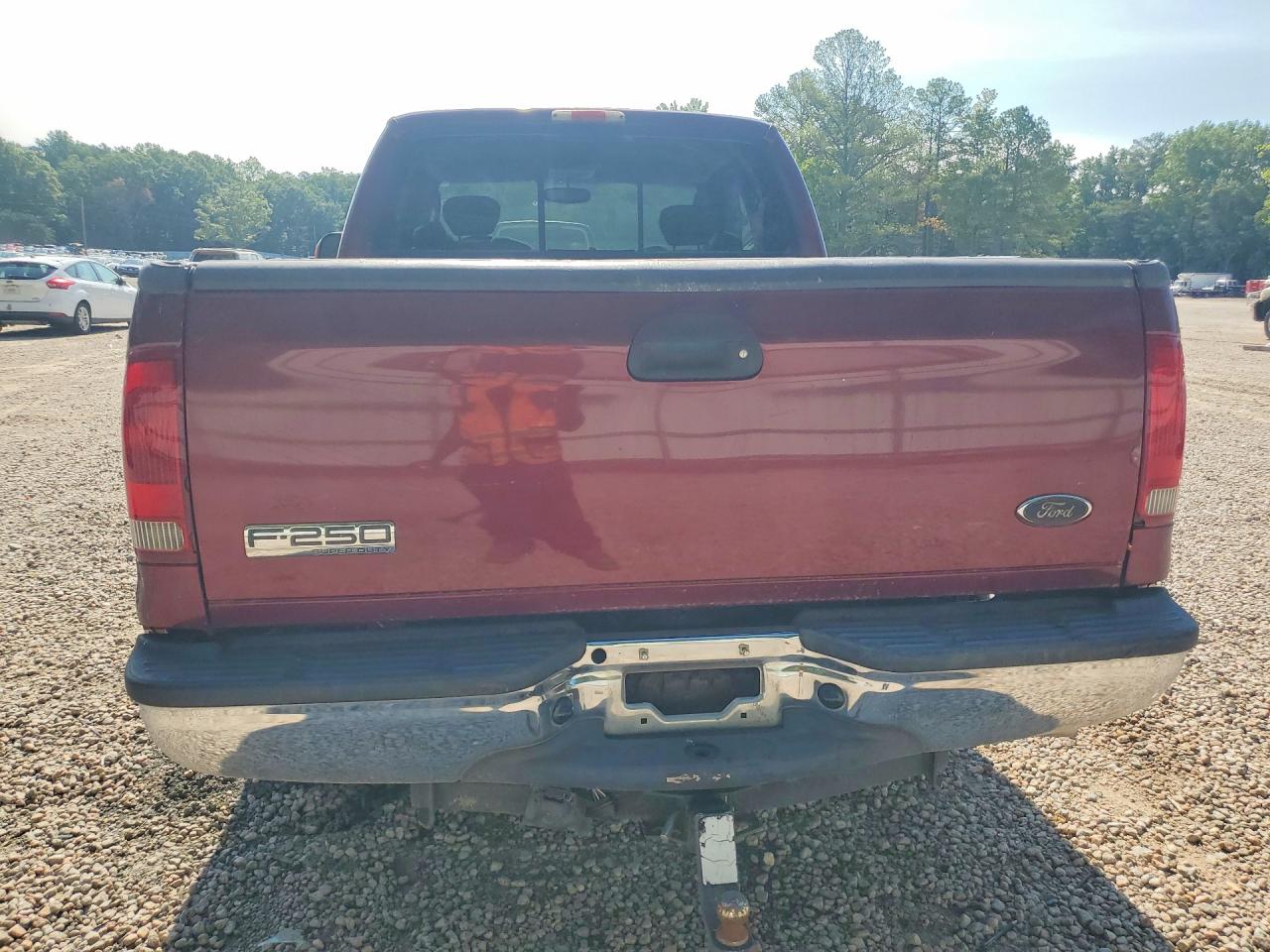 2005 Ford F250 Super Duty Burgundy vin: 1FTSX21P45ED20055