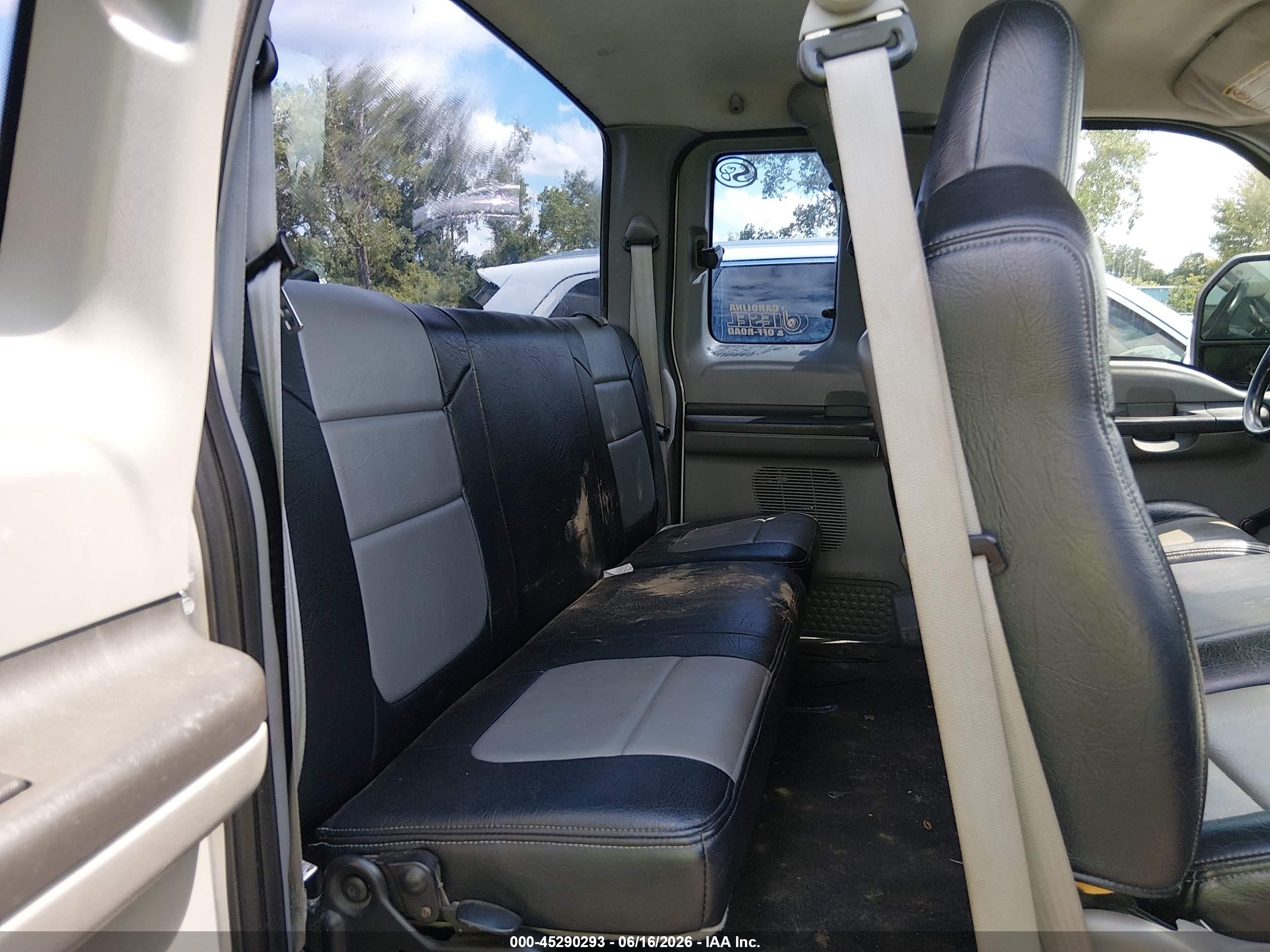 2006 Ford F-250 Lariat/xl/xlt White vin: 1FTSX21P46EC40398