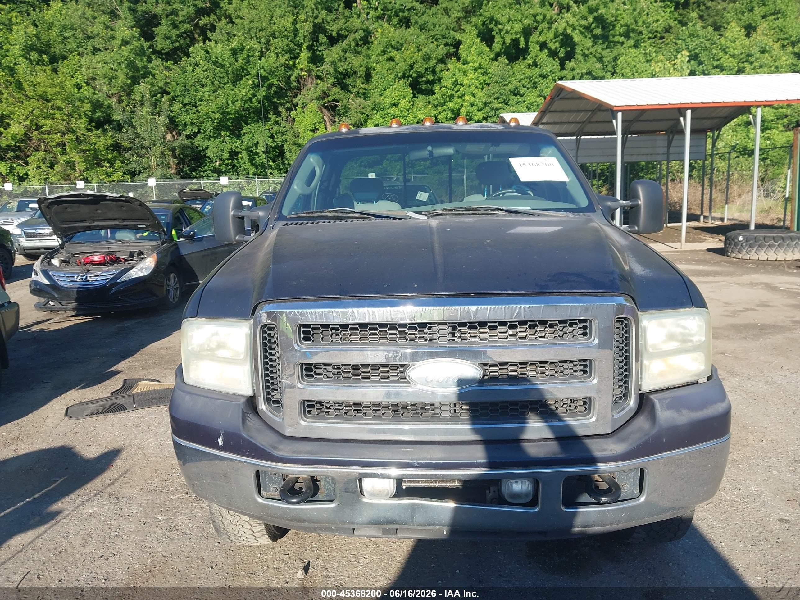 2006 Ford F-250 Lariat/xl/xlt Dark Blue vin: 1FTSX21P46ED93797