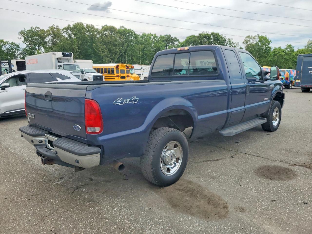 2006 Ford F250 Super Duty Синий vin: 1FTSX21P46ED93797