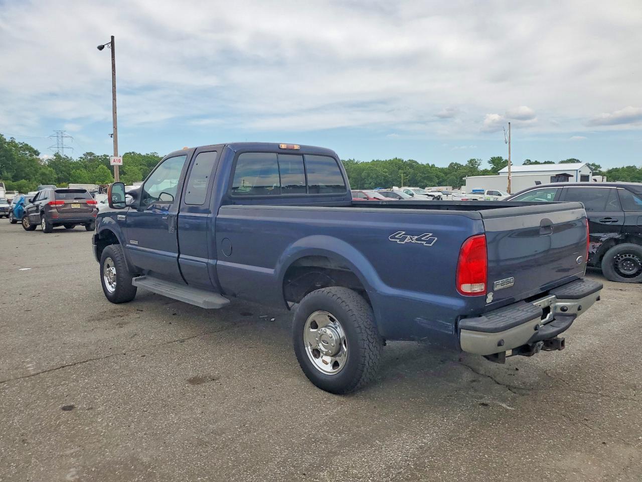 2006 Ford F250 Super Duty Синий vin: 1FTSX21P46ED93797