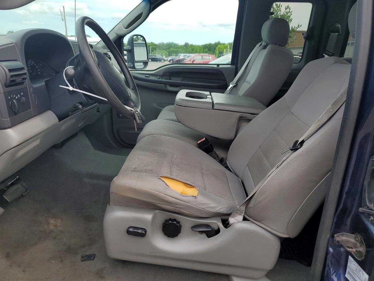 2006 Ford F250 Super Duty Синий vin: 1FTSX21P46ED93797