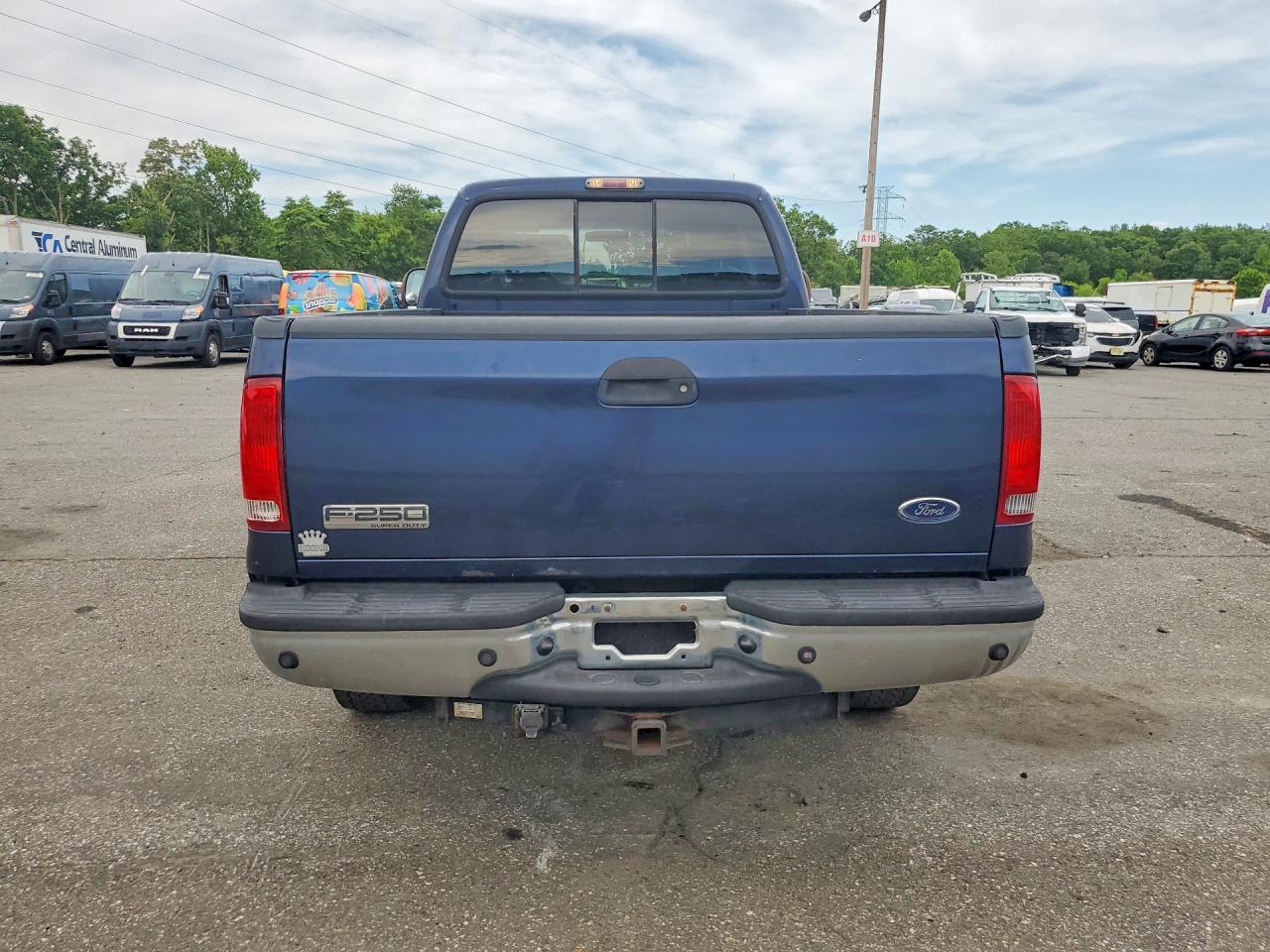 2006 Ford F250 Super Duty Синий vin: 1FTSX21P46ED93797