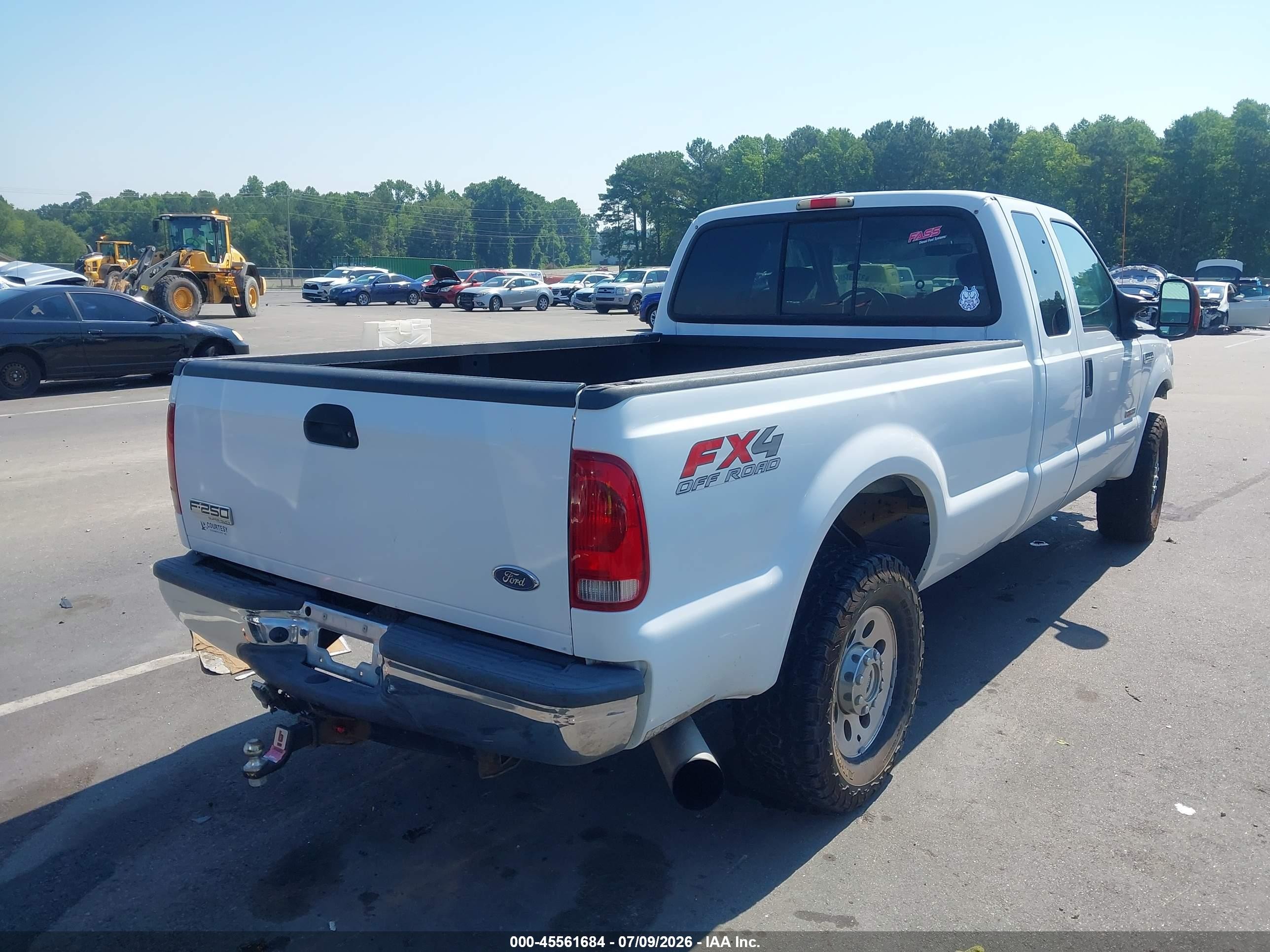 2006 Ford F-250 Lariat/xl/xlt White vin: 1FTSX21P56EA25399