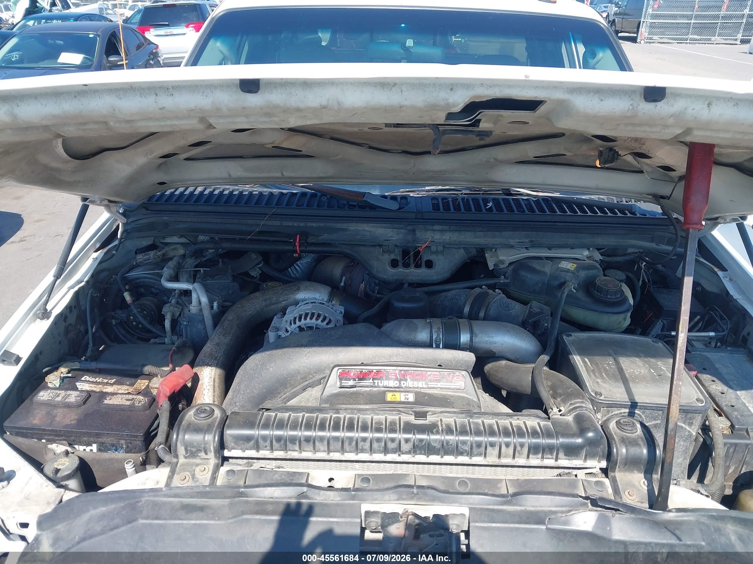 2006 Ford F-250 Lariat/xl/xlt White vin: 1FTSX21P56EA25399