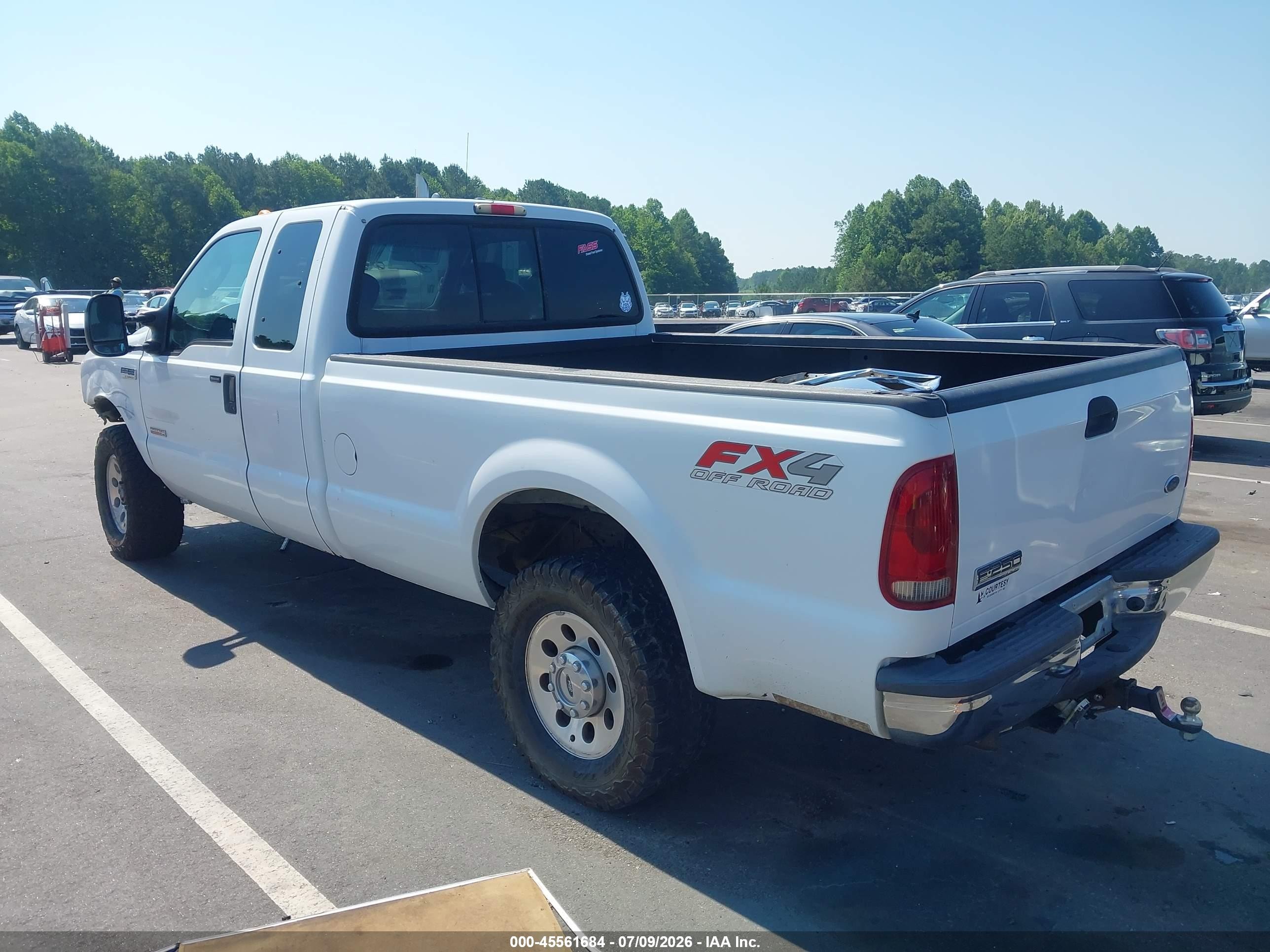 2006 Ford F-250 Lariat/xl/xlt White vin: 1FTSX21P56EA25399