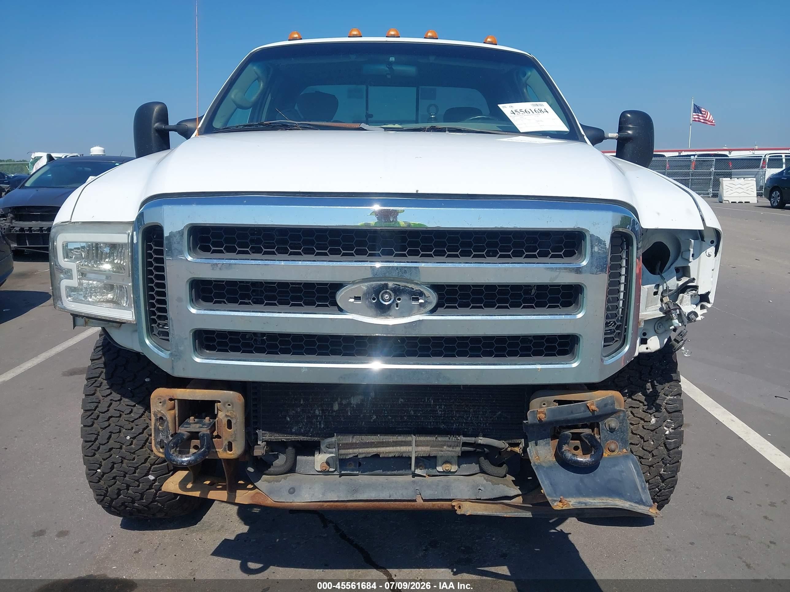 2006 Ford F-250 Lariat/xl/xlt White vin: 1FTSX21P56EA25399