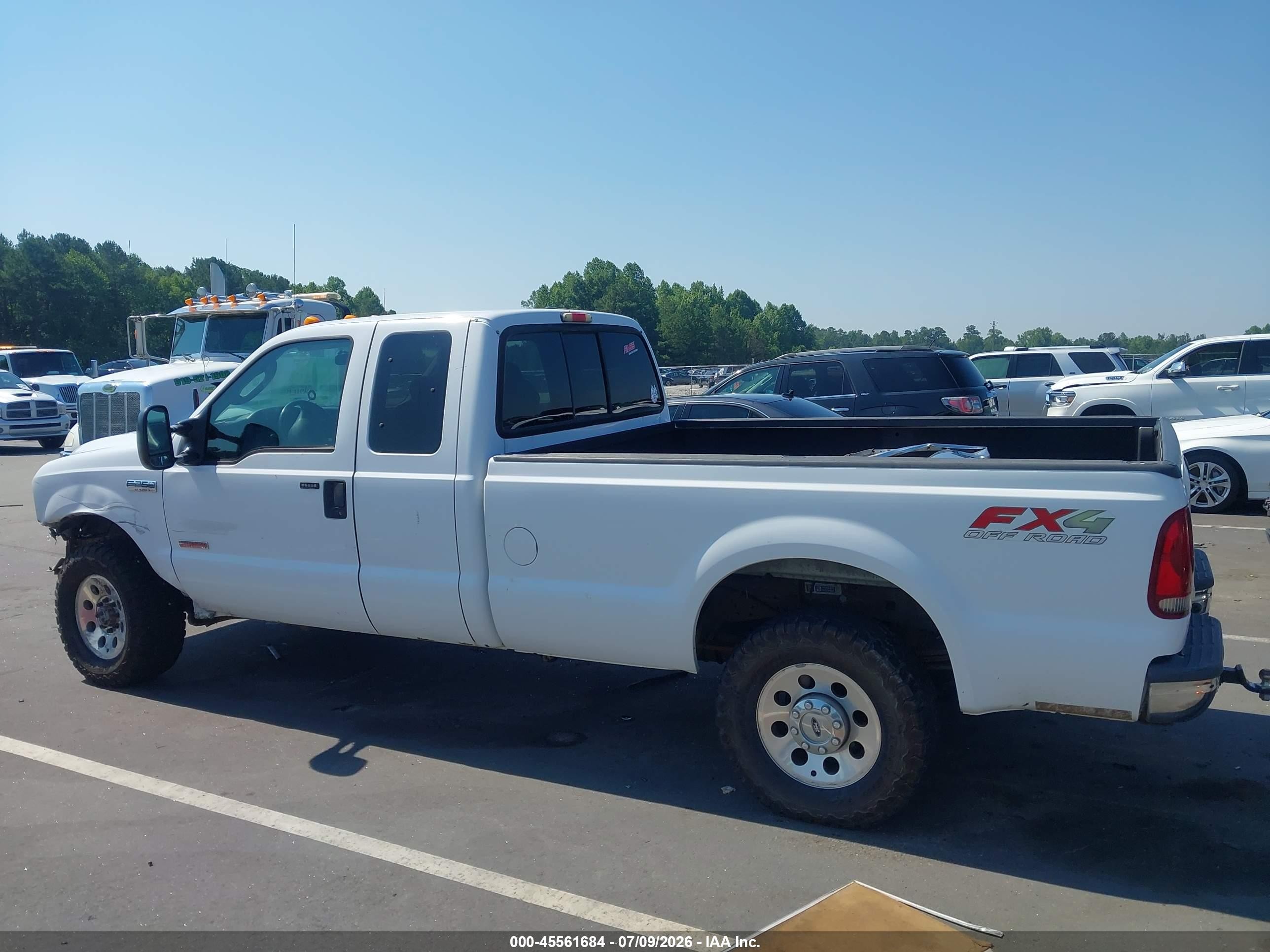2006 Ford F-250 Lariat/xl/xlt White vin: 1FTSX21P56EA25399