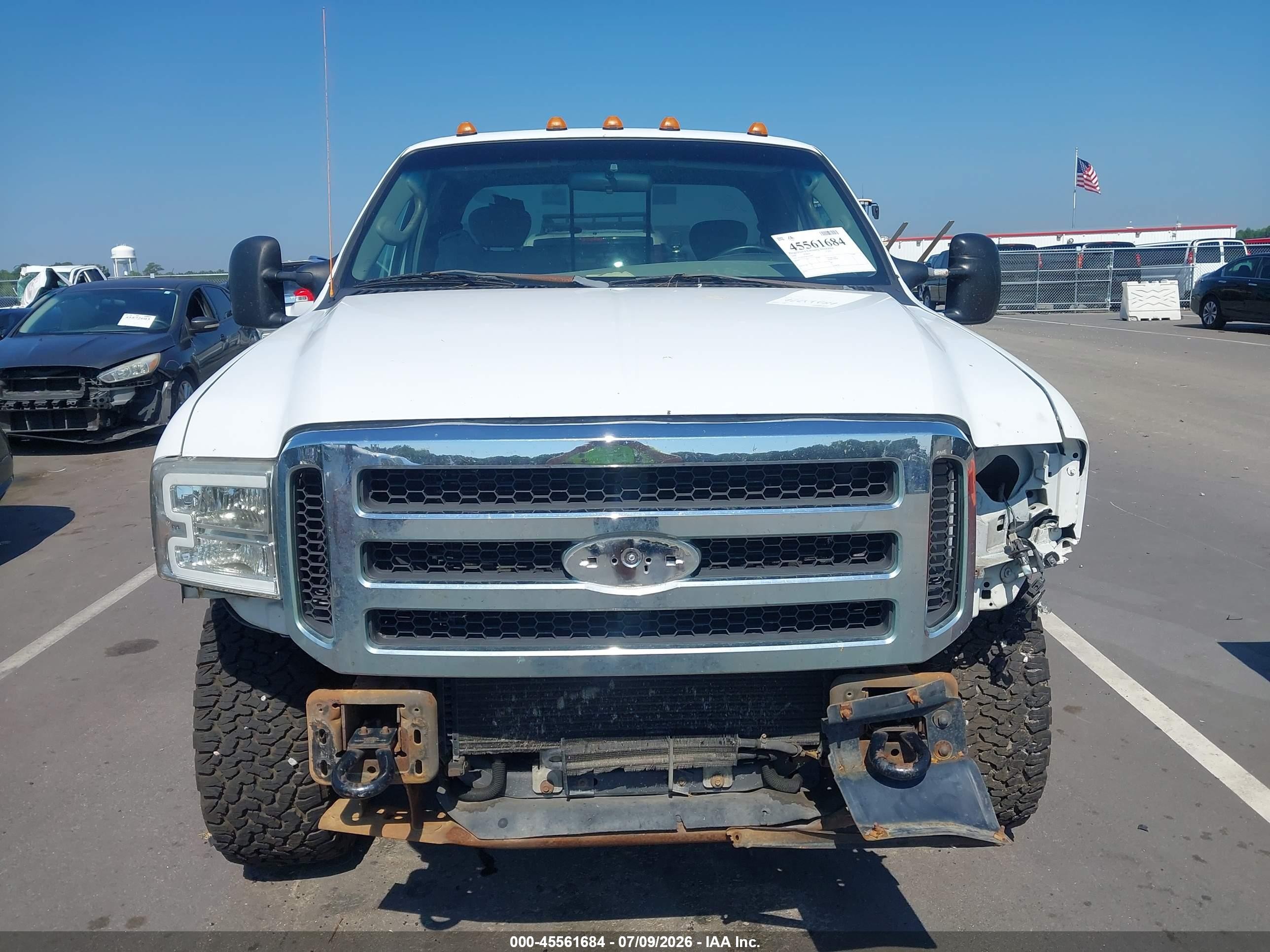 2006 Ford F-250 Lariat/xl/xlt White vin: 1FTSX21P56EA25399