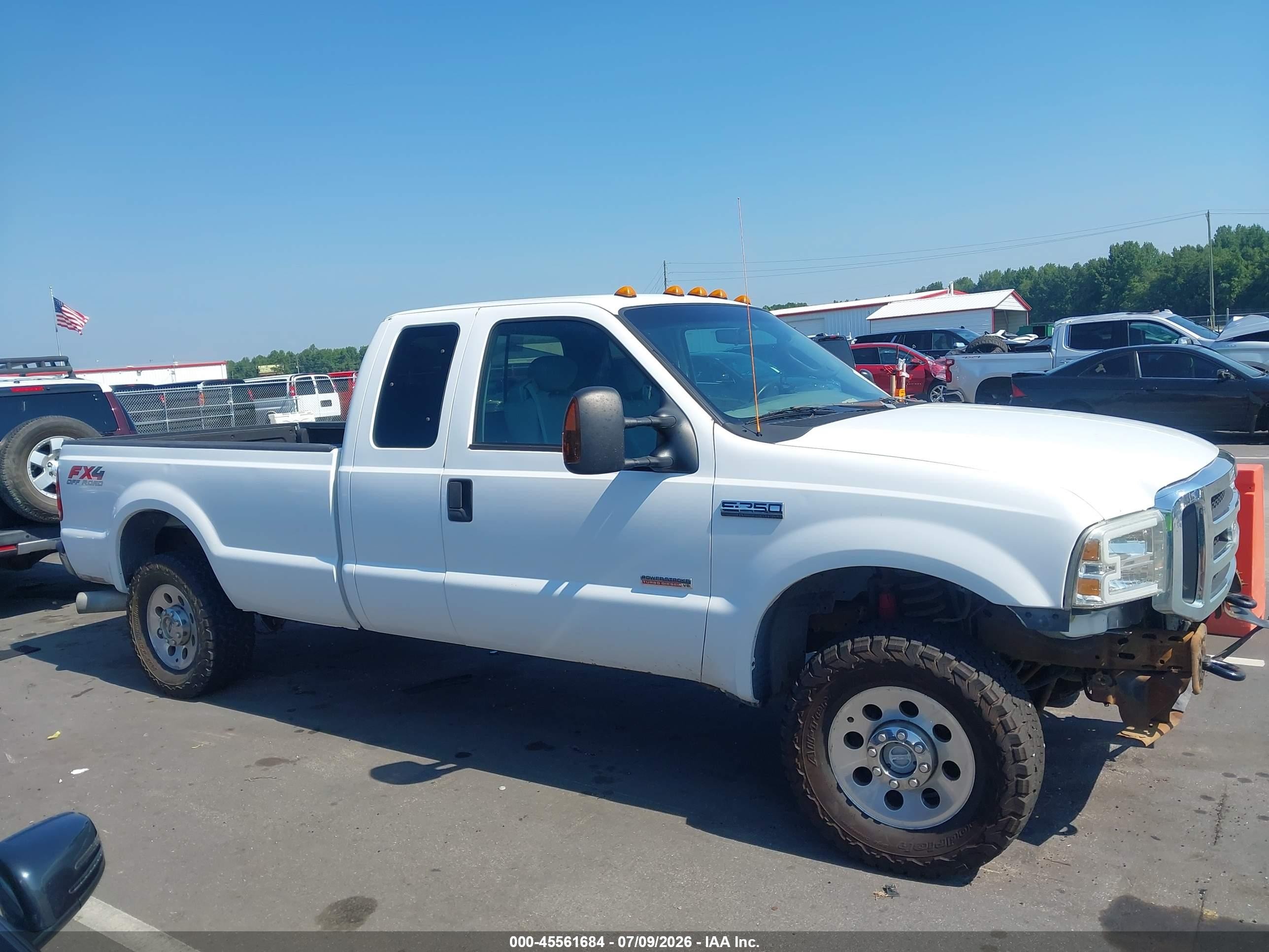 2006 Ford F-250 Lariat/xl/xlt White vin: 1FTSX21P56EA25399