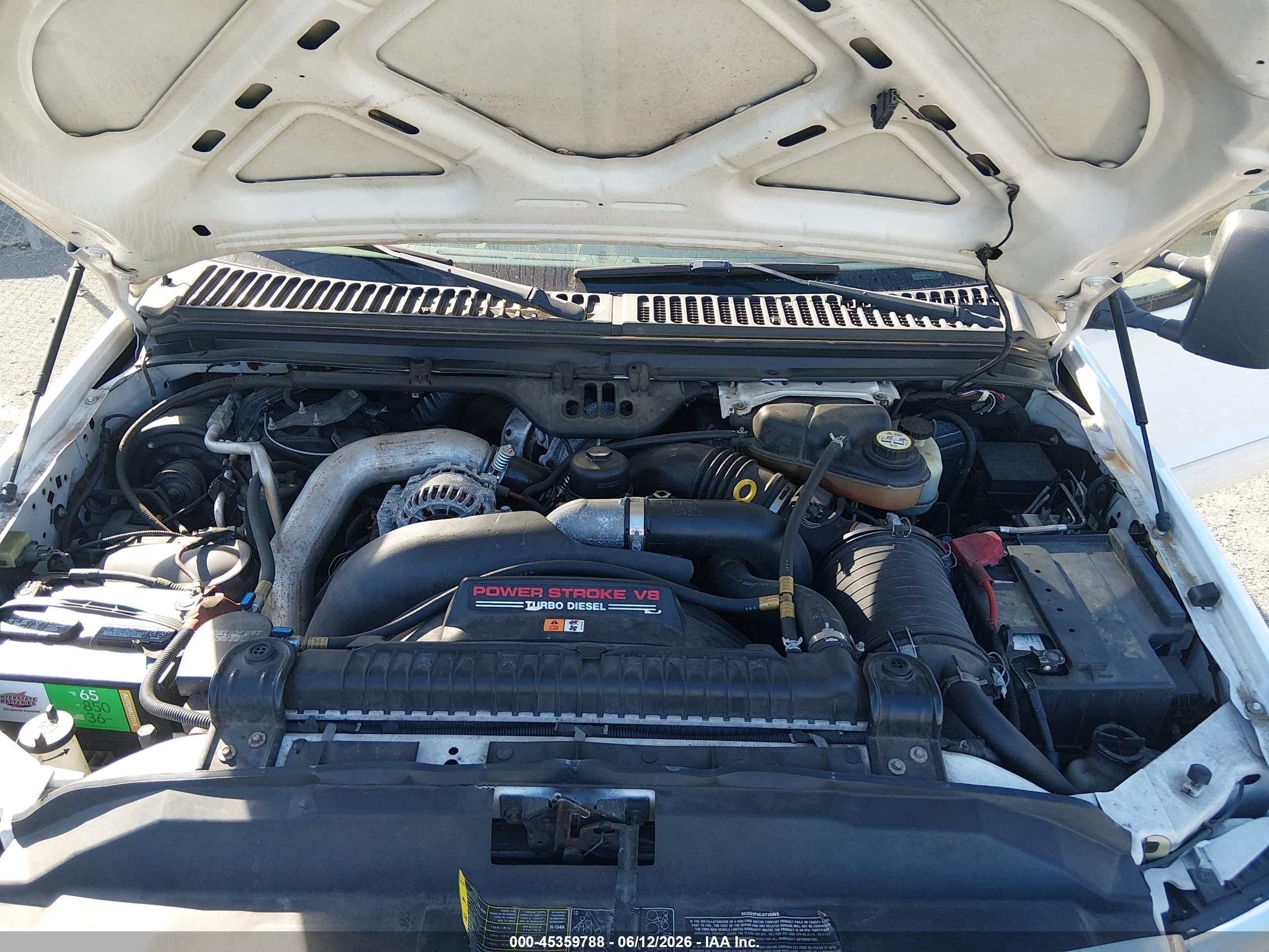 2006 Ford F-250   White vin: 1FTSX21P56EC43374