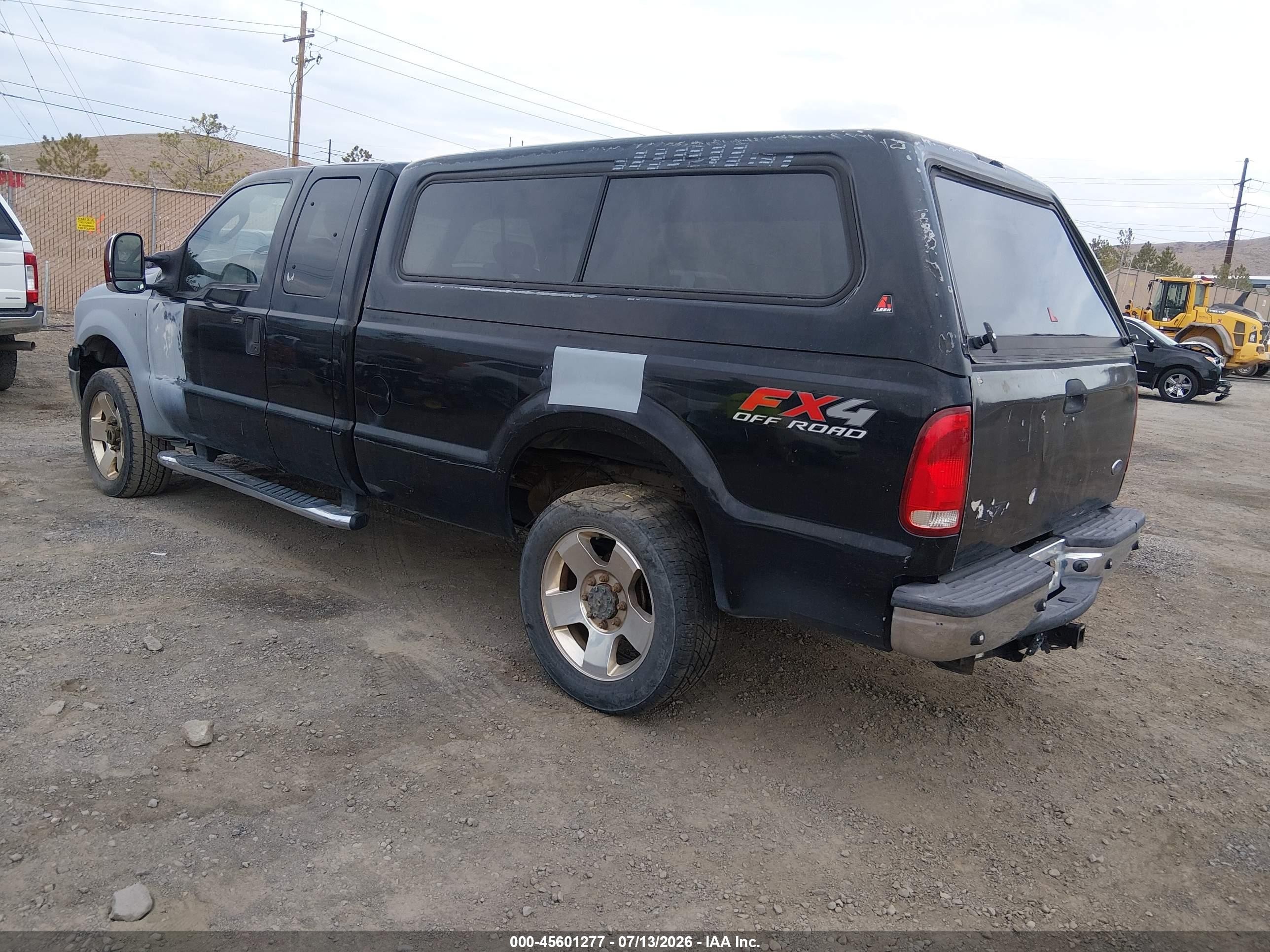 2007 Ford F-250 Lariat/xl/xlt Black vin: 1FTSX21P57EA49574