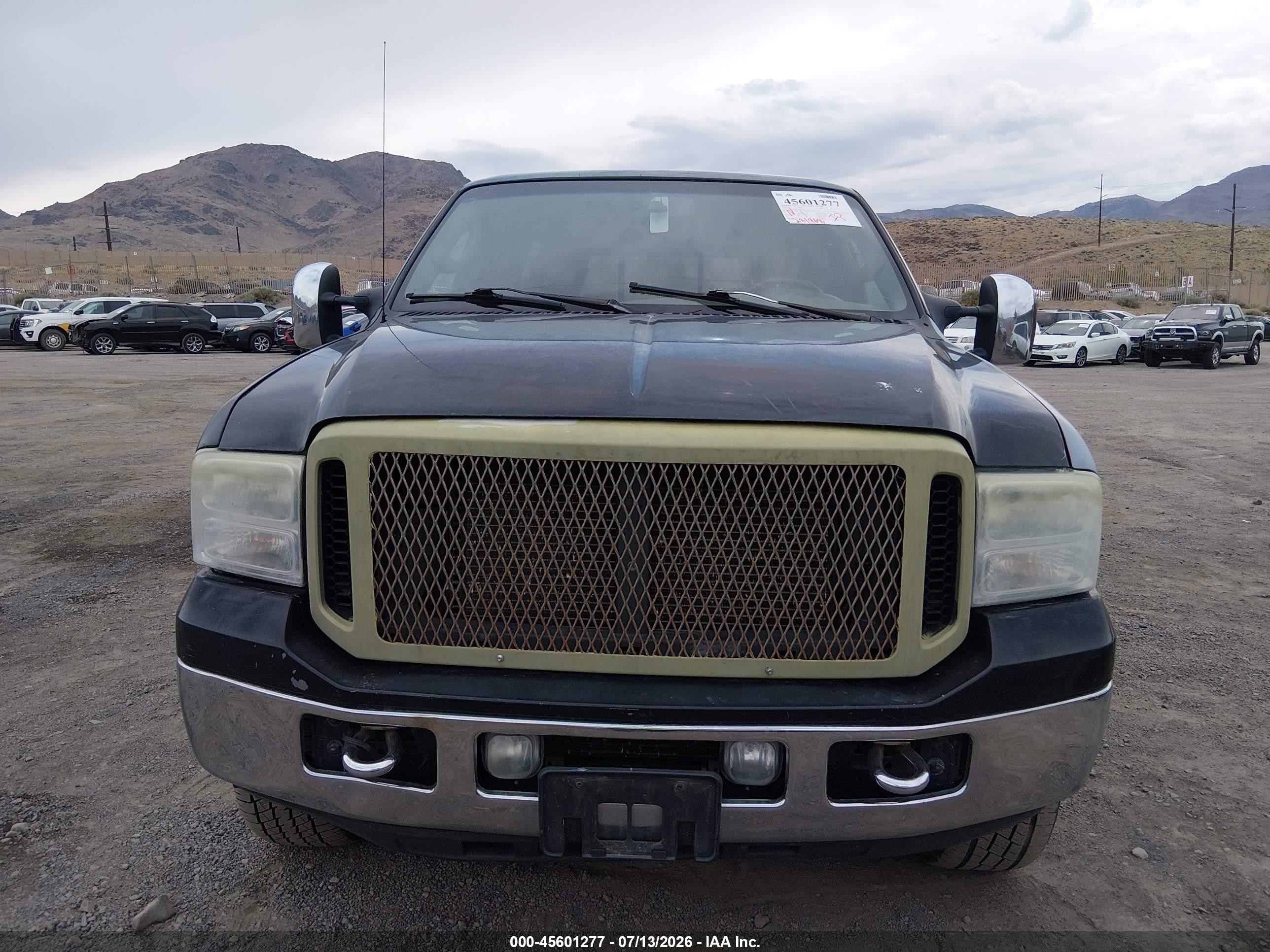2007 Ford F-250 Lariat/xl/xlt Black vin: 1FTSX21P57EA49574