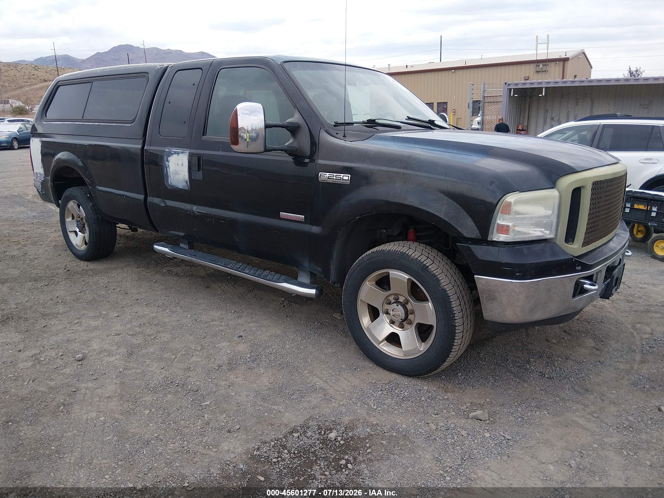 2007 Ford F-250 Lariat/xl/xlt Черный vin: 1FTSX21P57EA49574