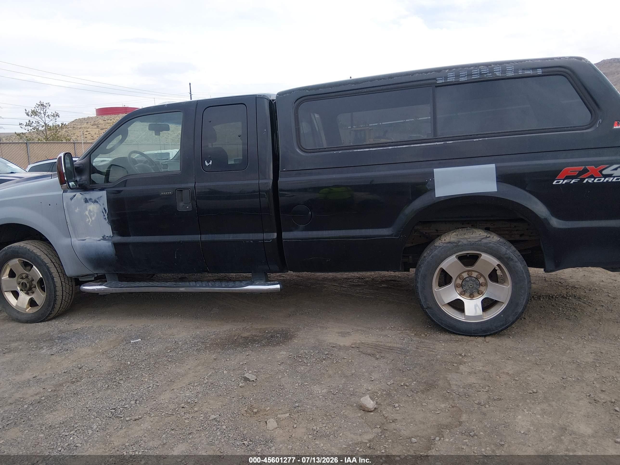 2007 Ford F-250 Lariat/xl/xlt Black vin: 1FTSX21P57EA49574