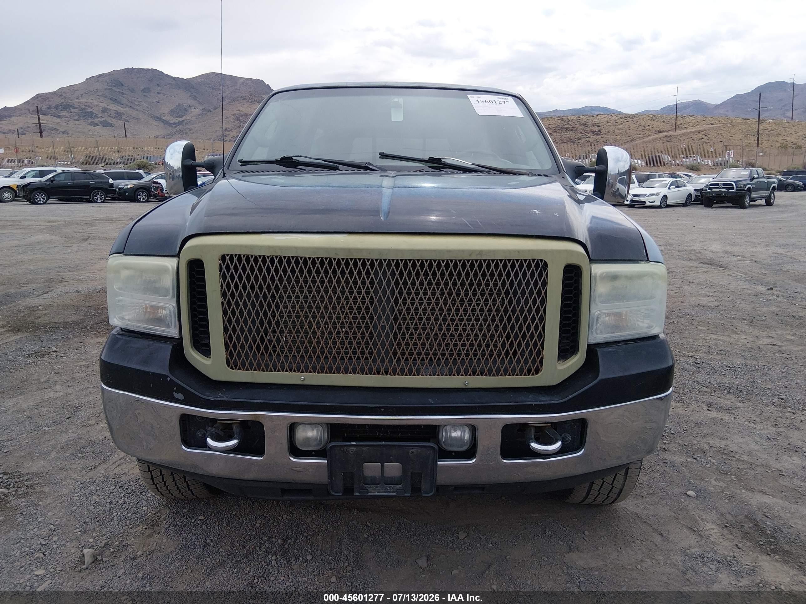 2007 Ford F-250 Lariat/xl/xlt Black vin: 1FTSX21P57EA49574