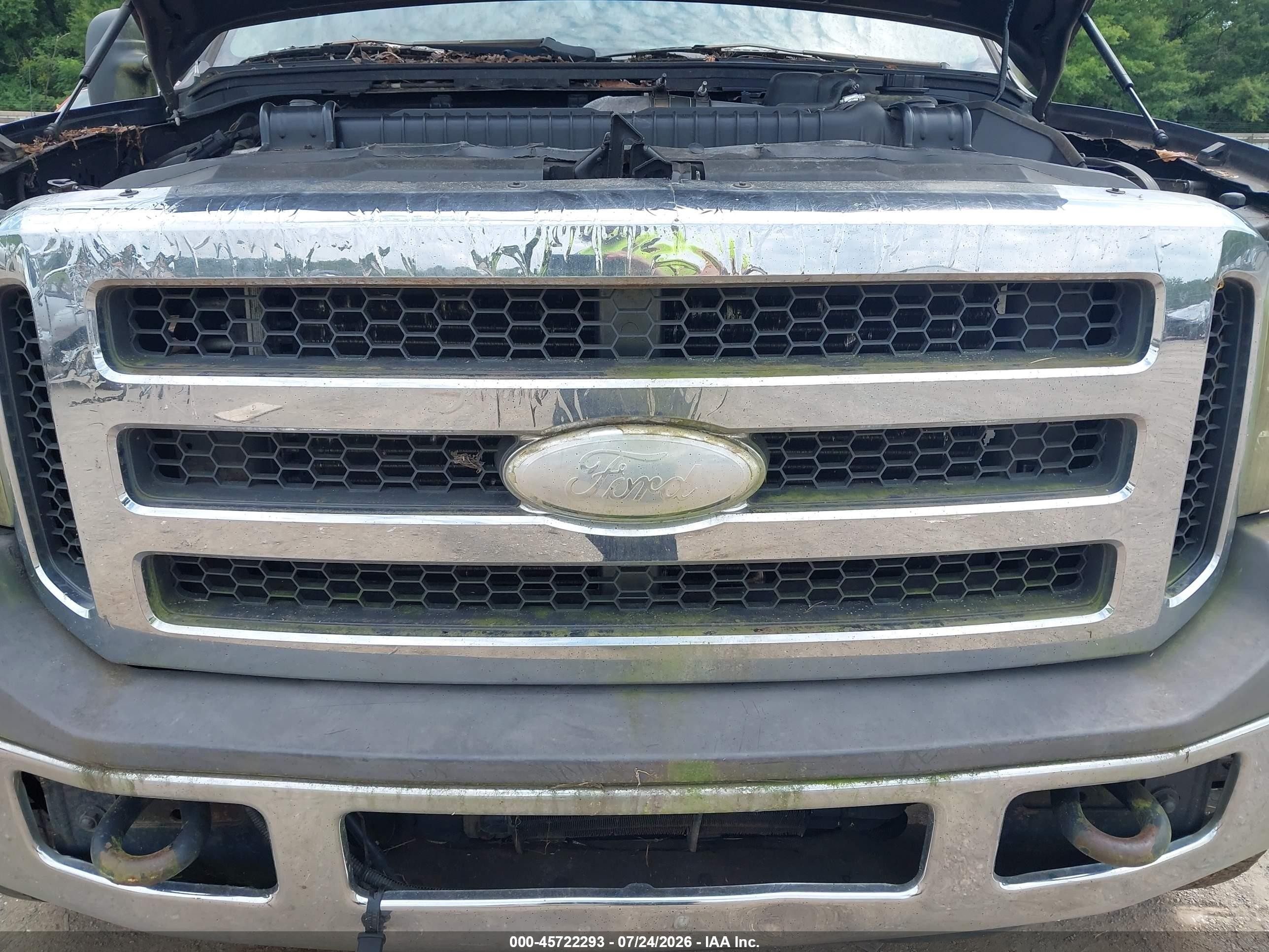 2005 Ford F-250 Lariat/xl/xlt Gray vin: 1FTSX21P65EA88235