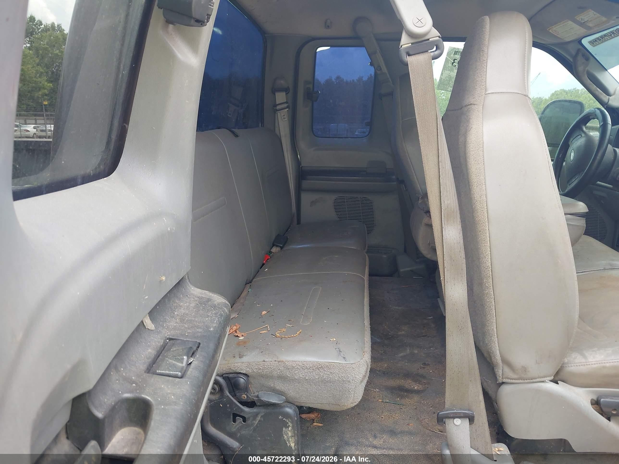 2005 Ford F-250 Lariat/xl/xlt Gray vin: 1FTSX21P65EA88235