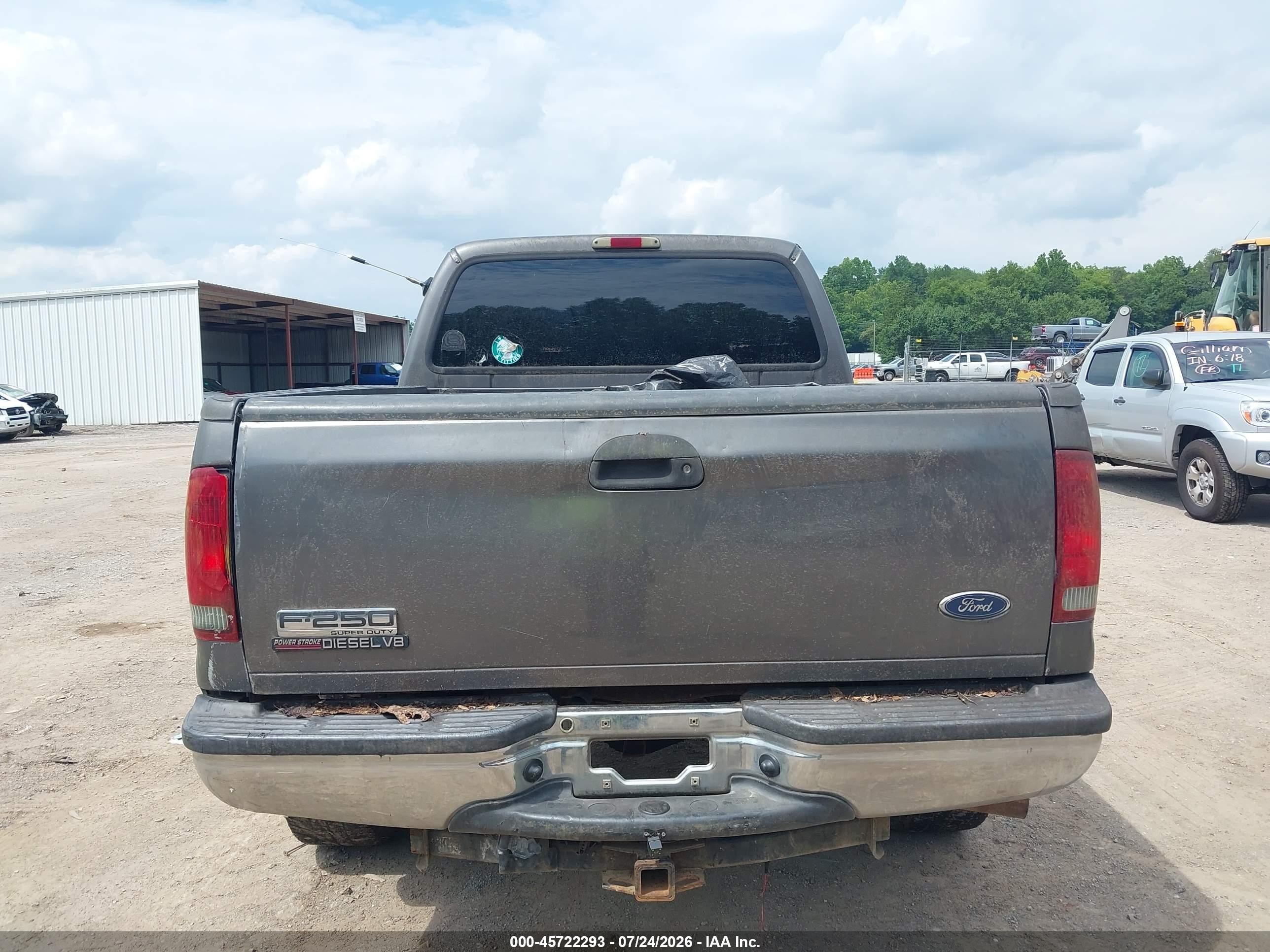 2005 Ford F-250 Lariat/xl/xlt Gray vin: 1FTSX21P65EA88235