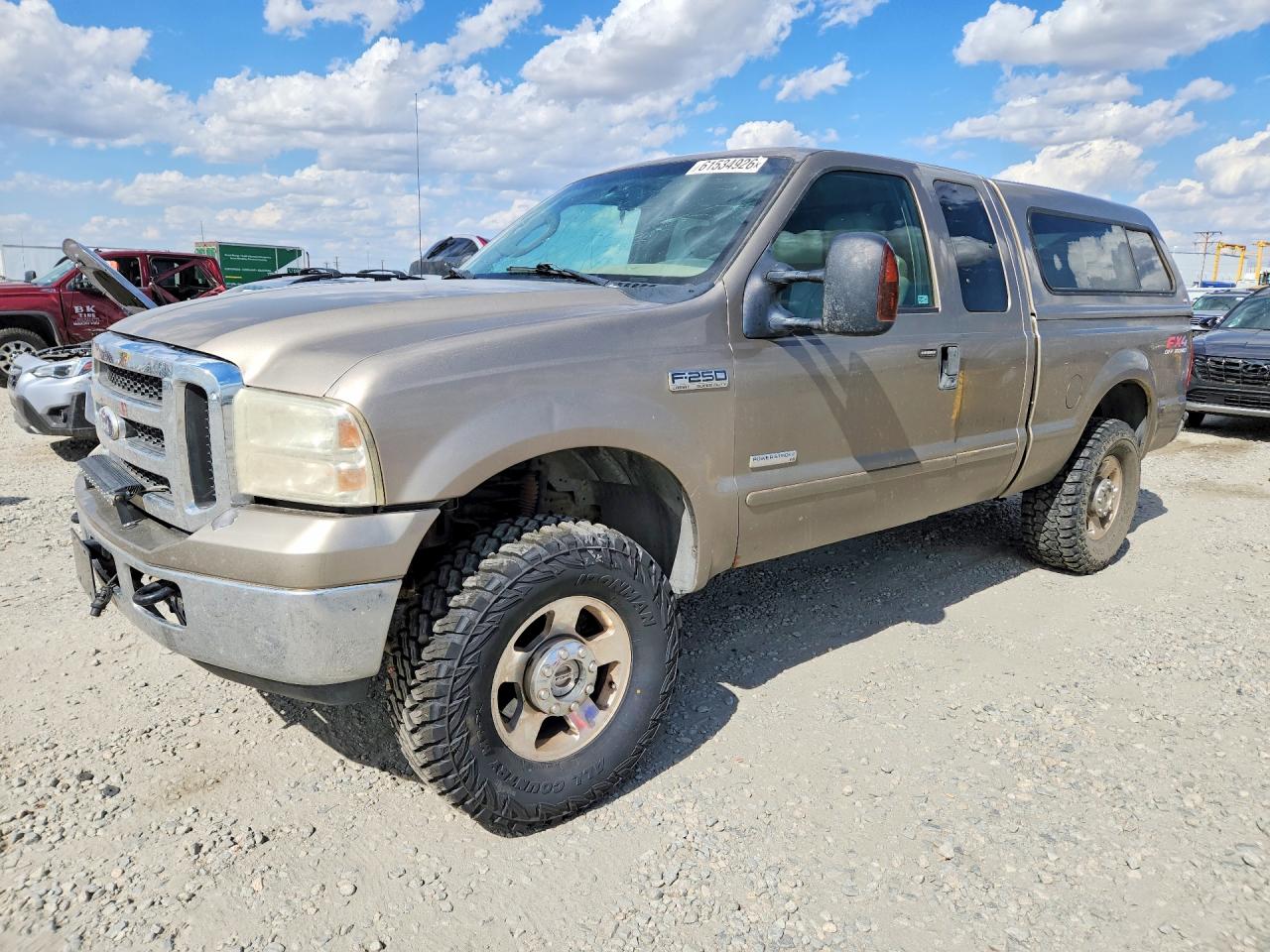 2006 Ford F250 Super Duty Tan vin: 1FTSX21P66EC03885