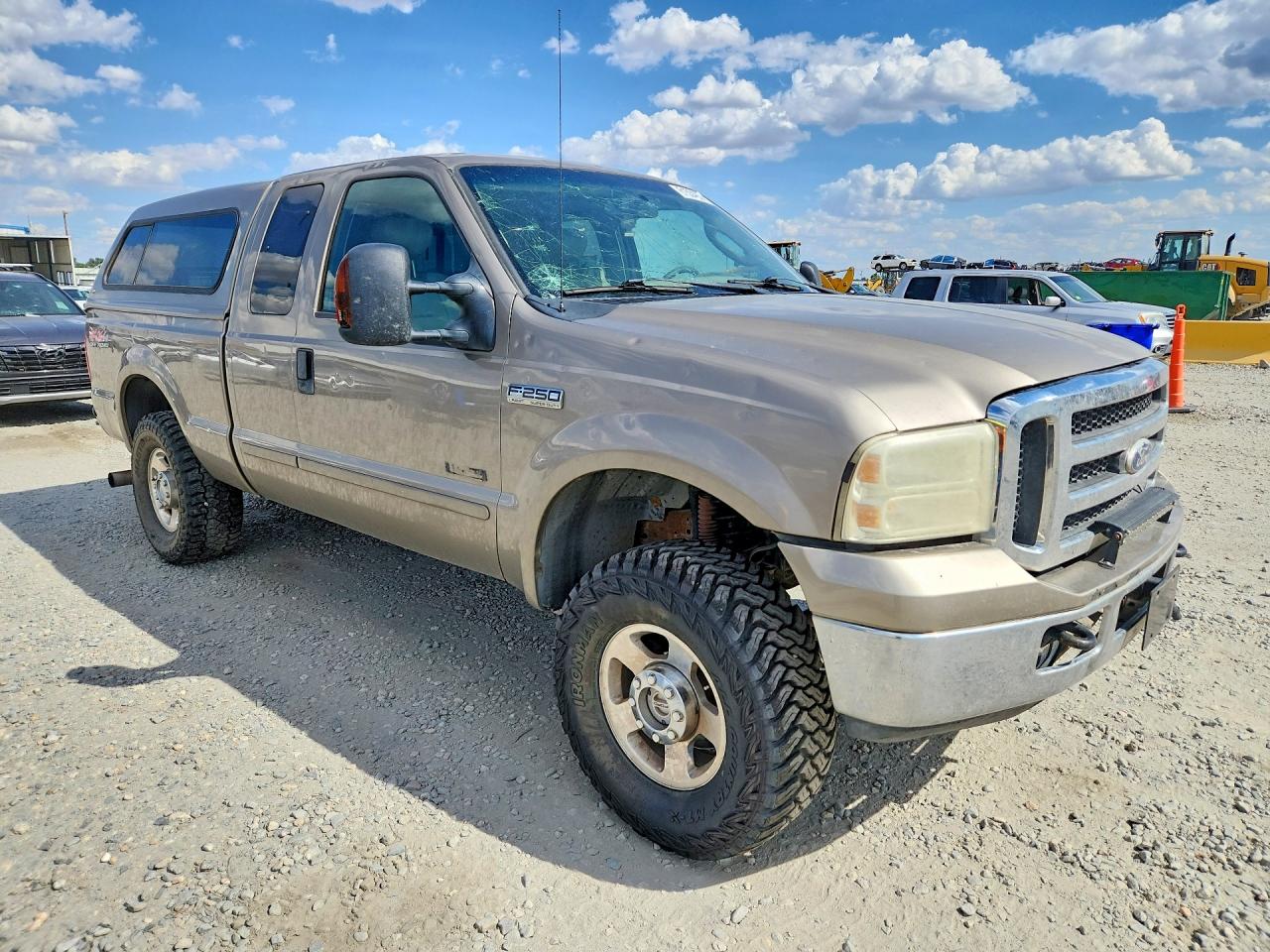2006 Ford F250 Super Duty Tan vin: 1FTSX21P66EC03885
