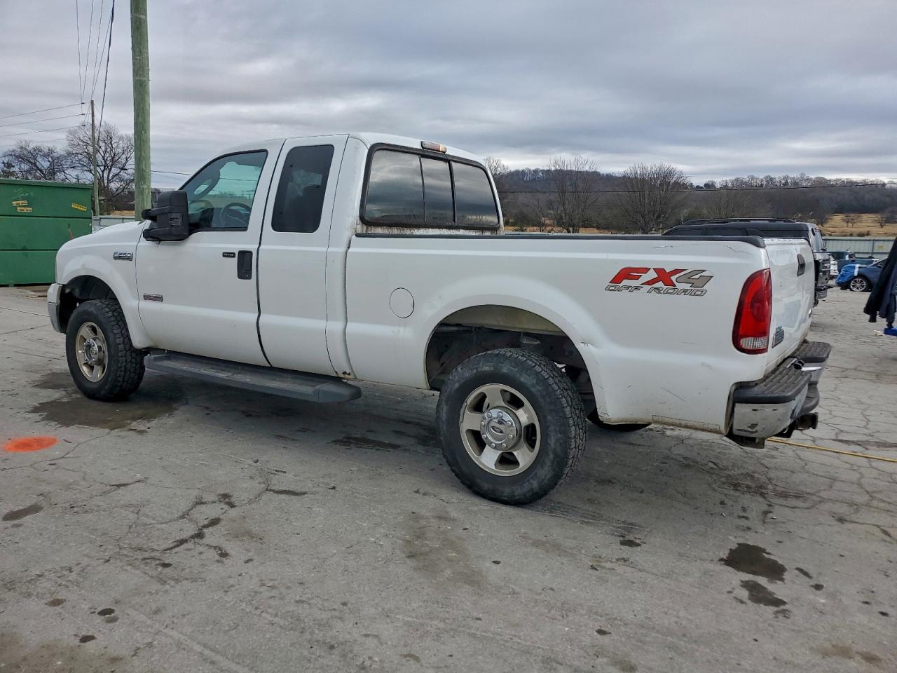 2007 Ford F250 Super Duty White vin: 1FTSX21P67EA04448