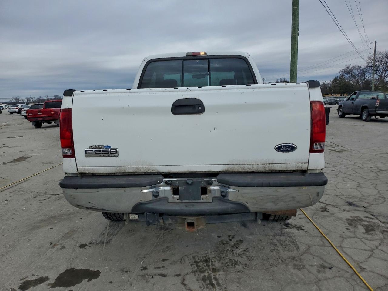 2007 Ford F250 Super Duty White vin: 1FTSX21P67EA04448