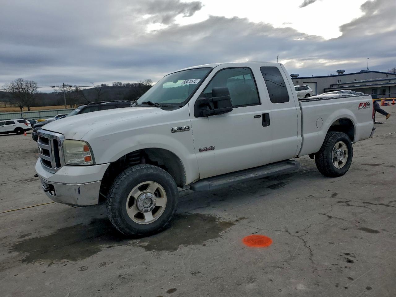2007 Ford F250 Super Duty White vin: 1FTSX21P67EA04448