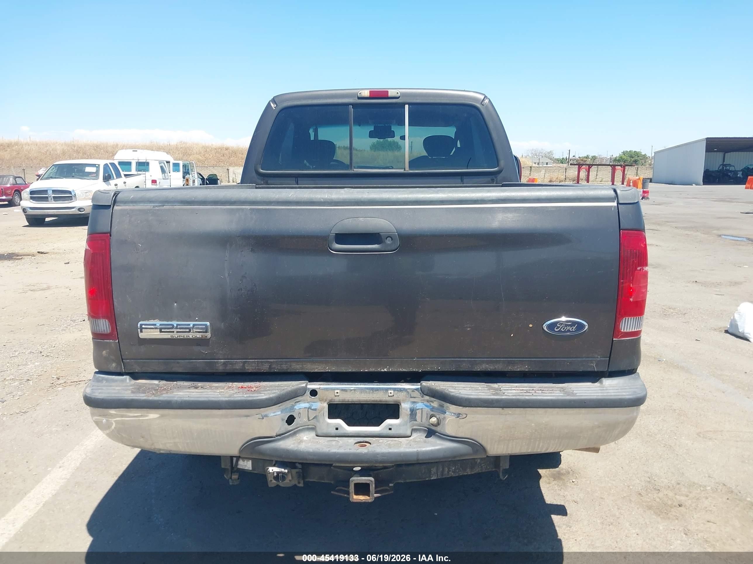 2006 Ford F-250 Lariat/xl/xlt Gray vin: 1FTSX21P86EA15515
