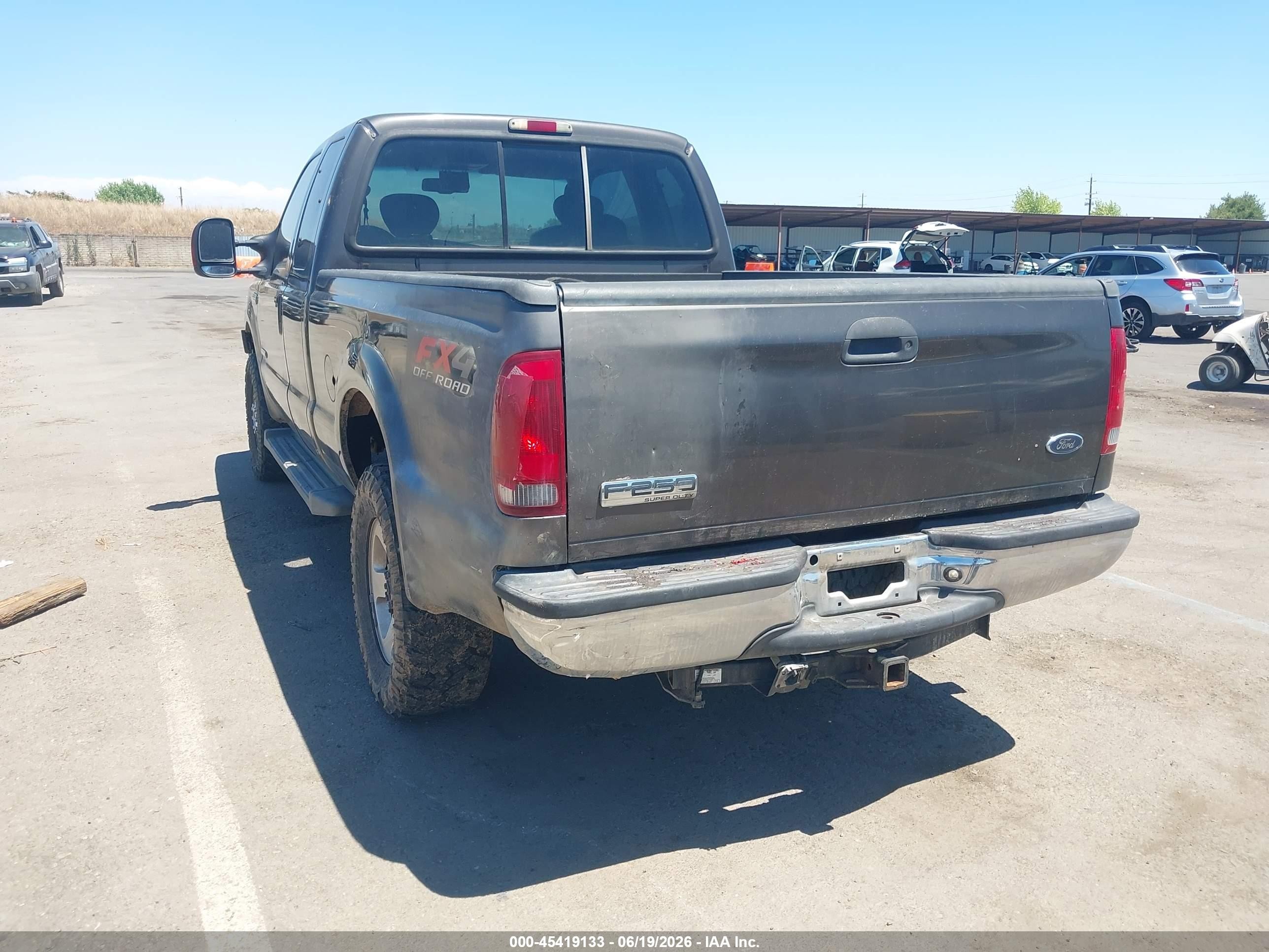 2006 Ford F-250 Lariat/xl/xlt Gray vin: 1FTSX21P86EA15515
