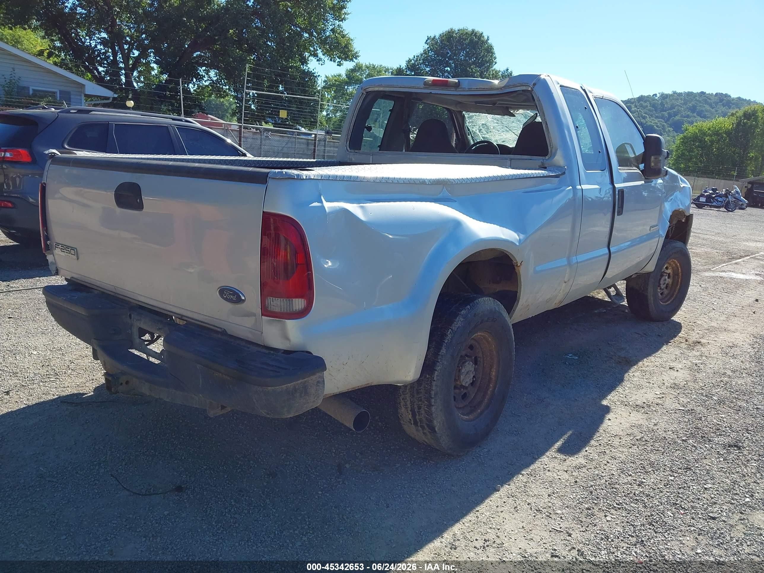 2006 Ford F-250 Lariat/xl/xlt Silver vin: 1FTSX21P86EA41340