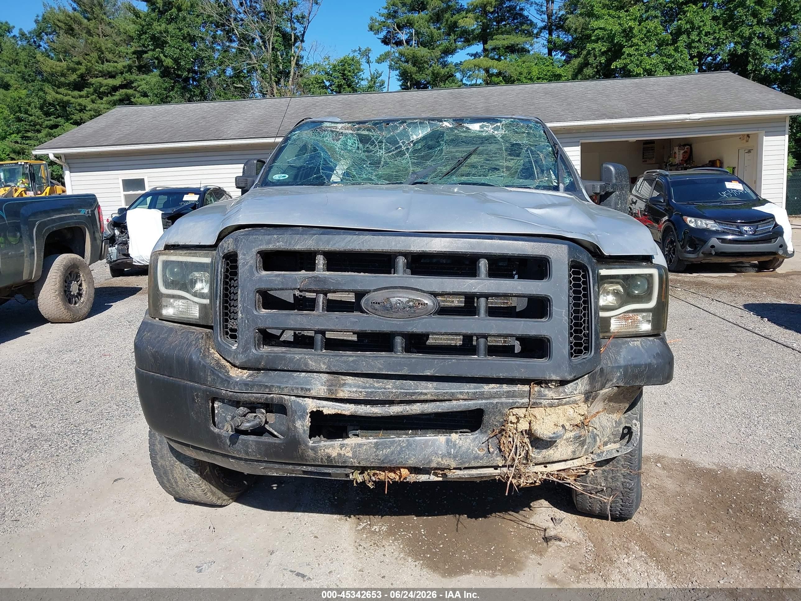 2006 Ford F-250 Lariat/xl/xlt Silver vin: 1FTSX21P86EA41340