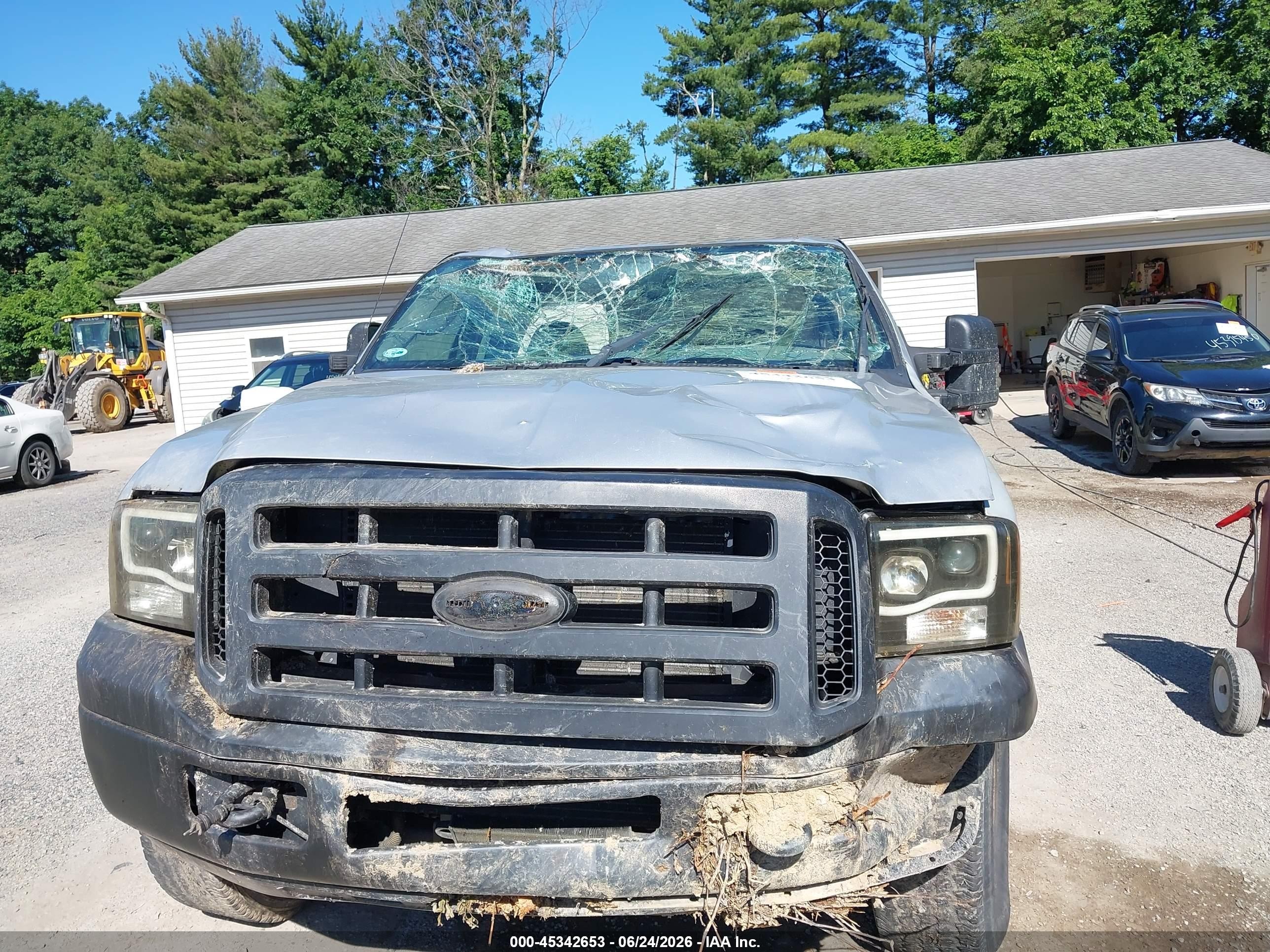 2006 Ford F-250 Lariat/xl/xlt Silver vin: 1FTSX21P86EA41340
