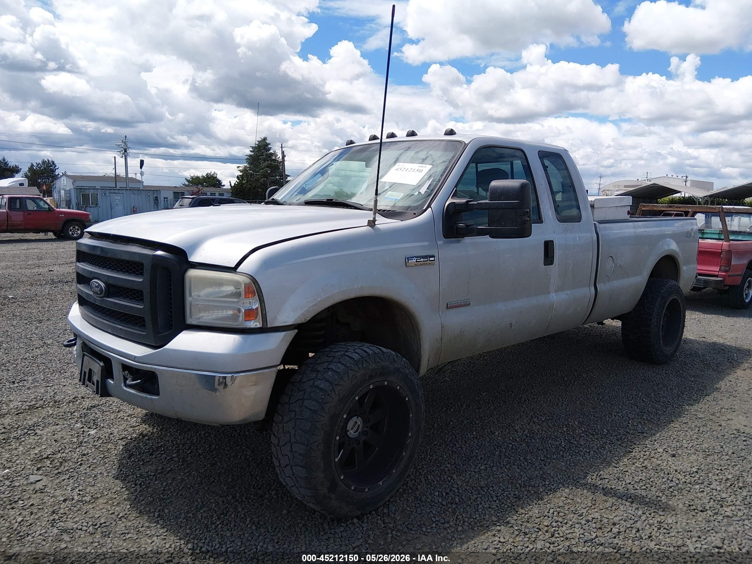 2007 Ford F-250 Lariat/xl/xlt Silver vin: 1FTSX21P87EB29791