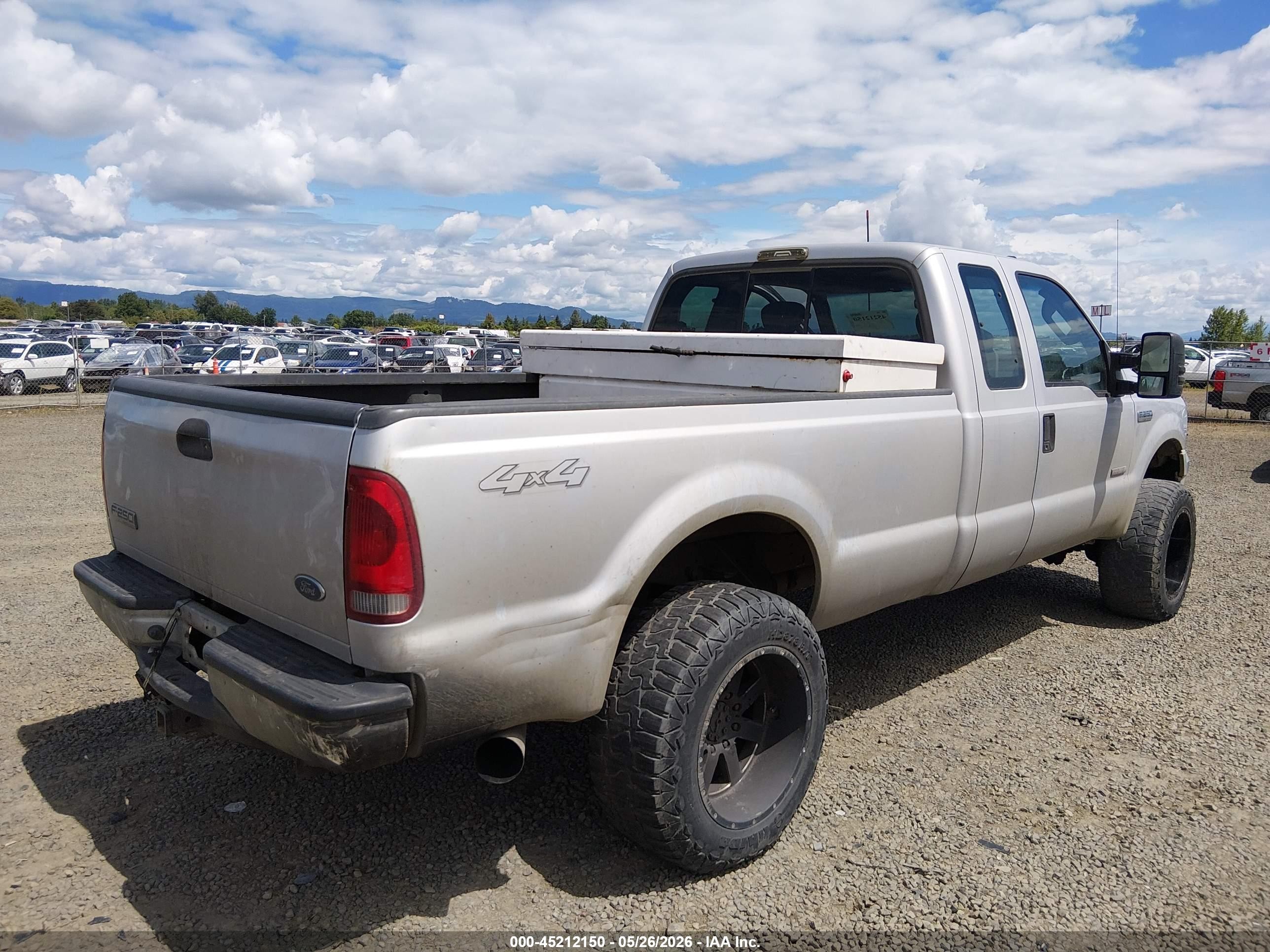 2007 Ford F-250 Lariat/xl/xlt Silver vin: 1FTSX21P87EB29791