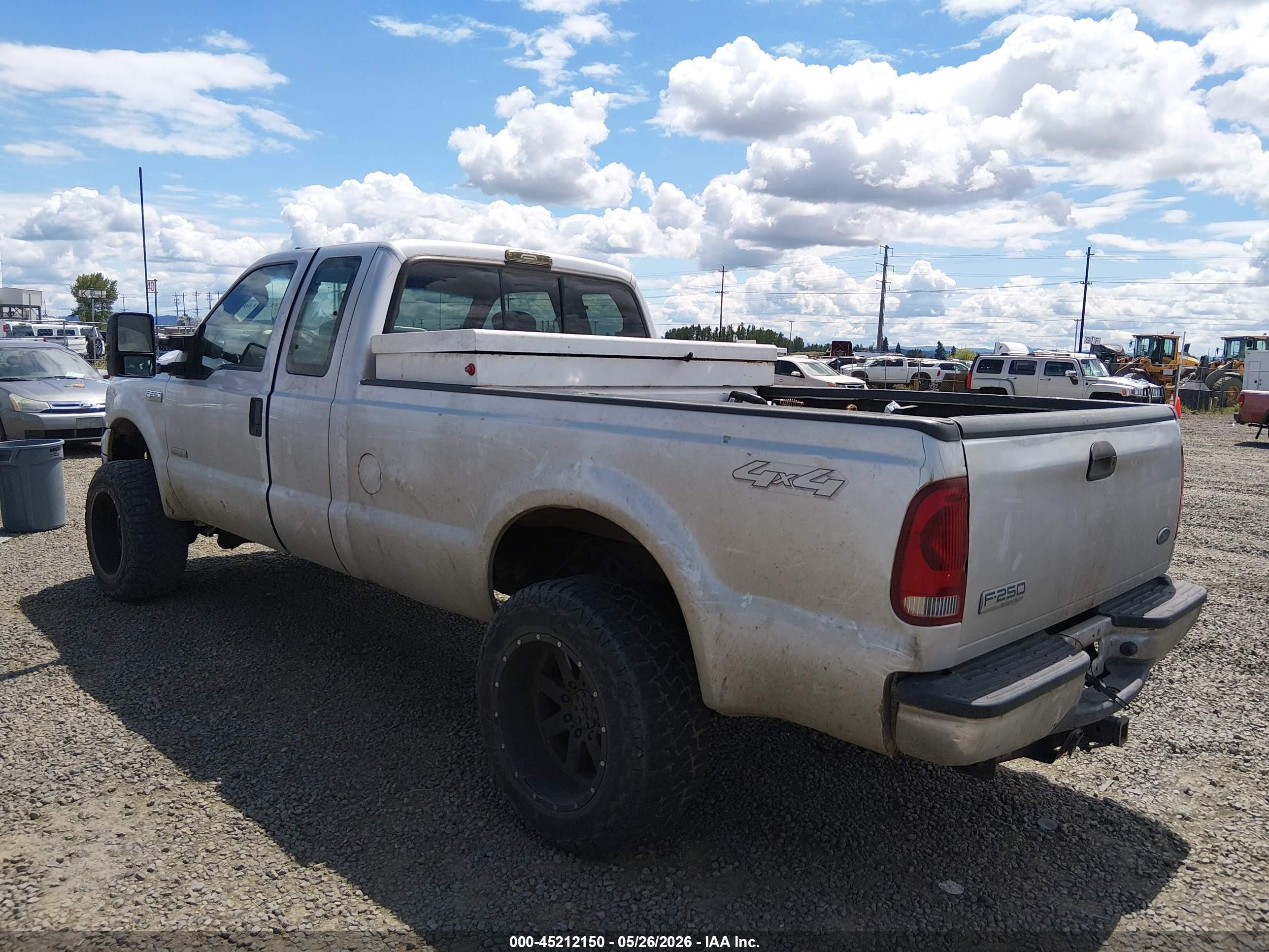 2007 Ford F-250 Lariat/xl/xlt Silver vin: 1FTSX21P87EB29791