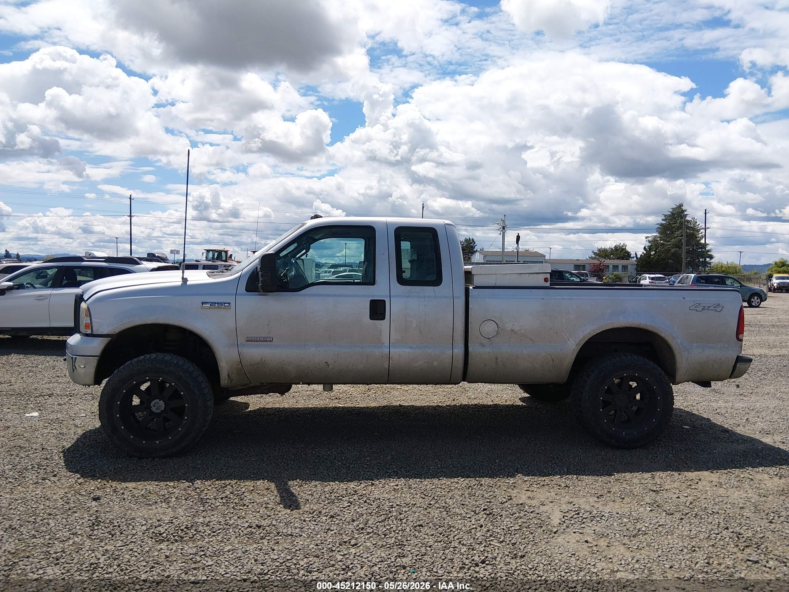 2007 Ford F-250 Lariat/xl/xlt Silver vin: 1FTSX21P87EB29791