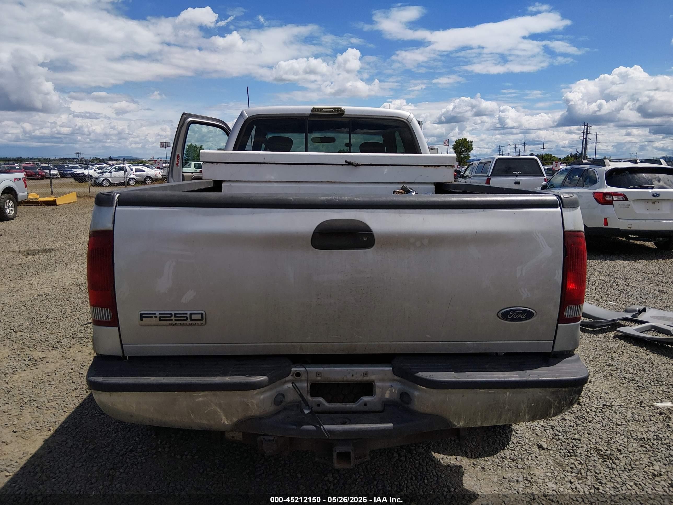 2007 Ford F-250 Lariat/xl/xlt Silver vin: 1FTSX21P87EB29791