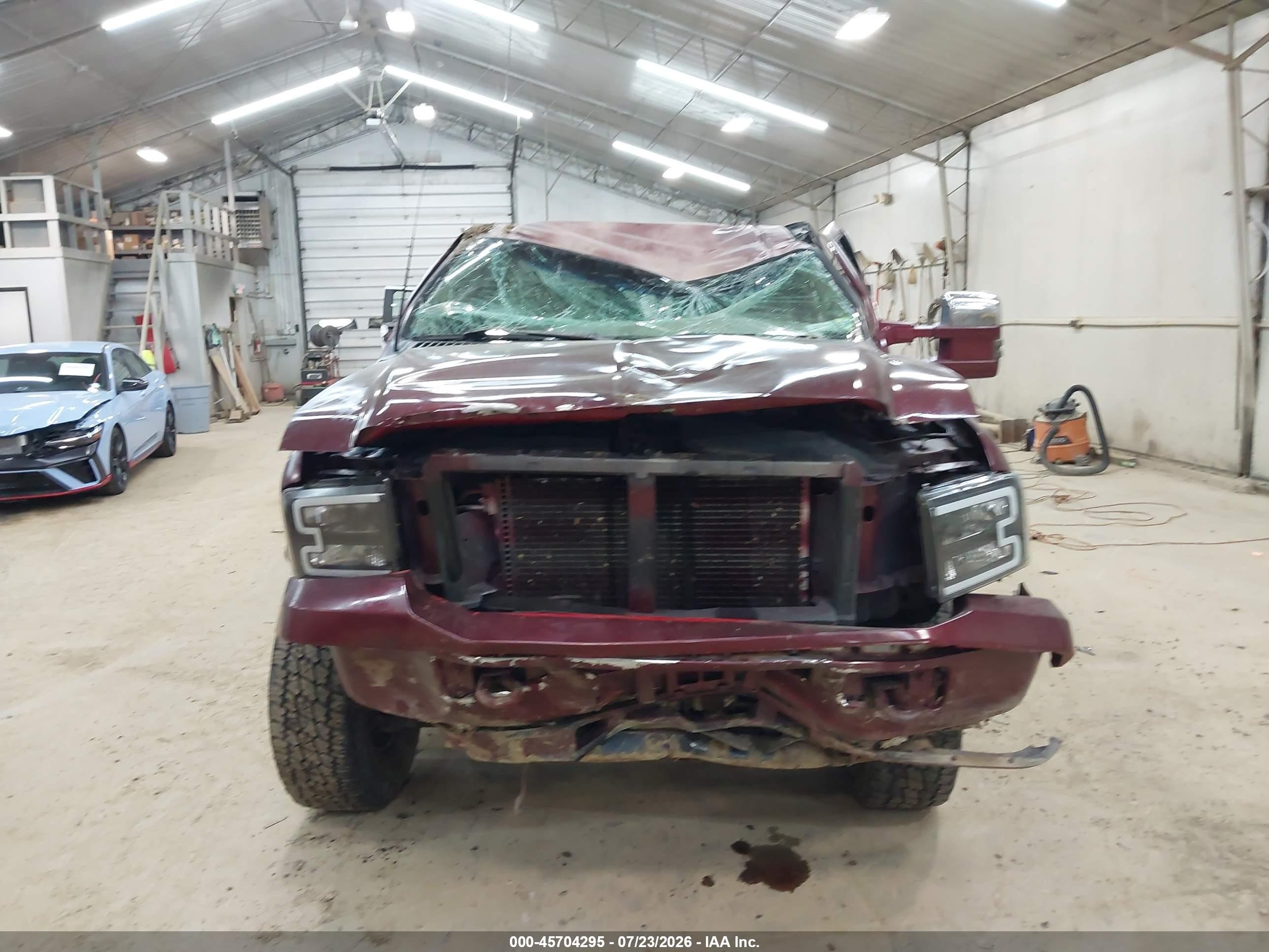 2005 Ford F-250 Lariat/xl/xlt Red vin: 1FTSX21P95EB00443