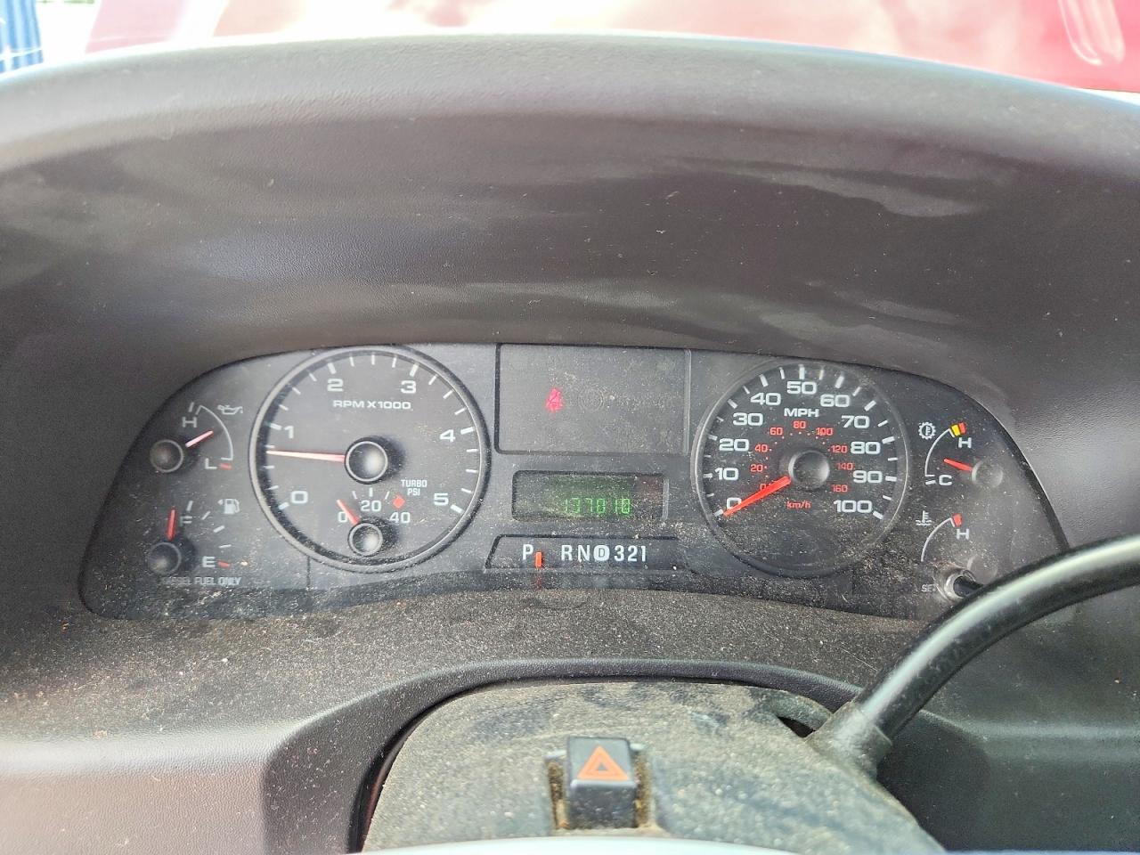 2005 Ford F250 Super Duty Red vin: 1FTSX21P95EB50419