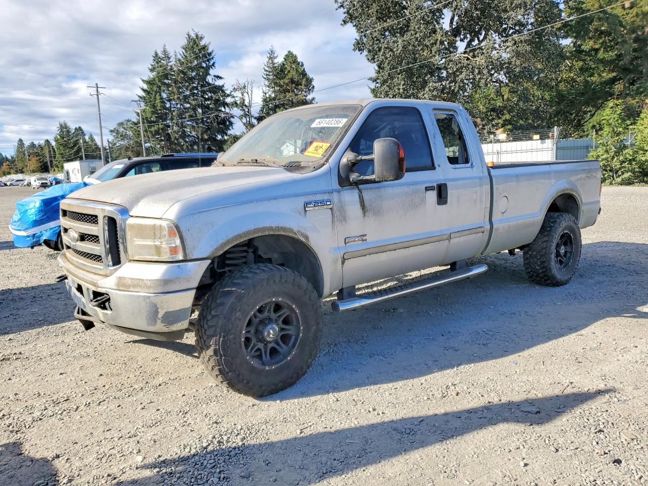 2007 Ford F250 Super Duty Gray vin: 1FTSX21P97EA67611