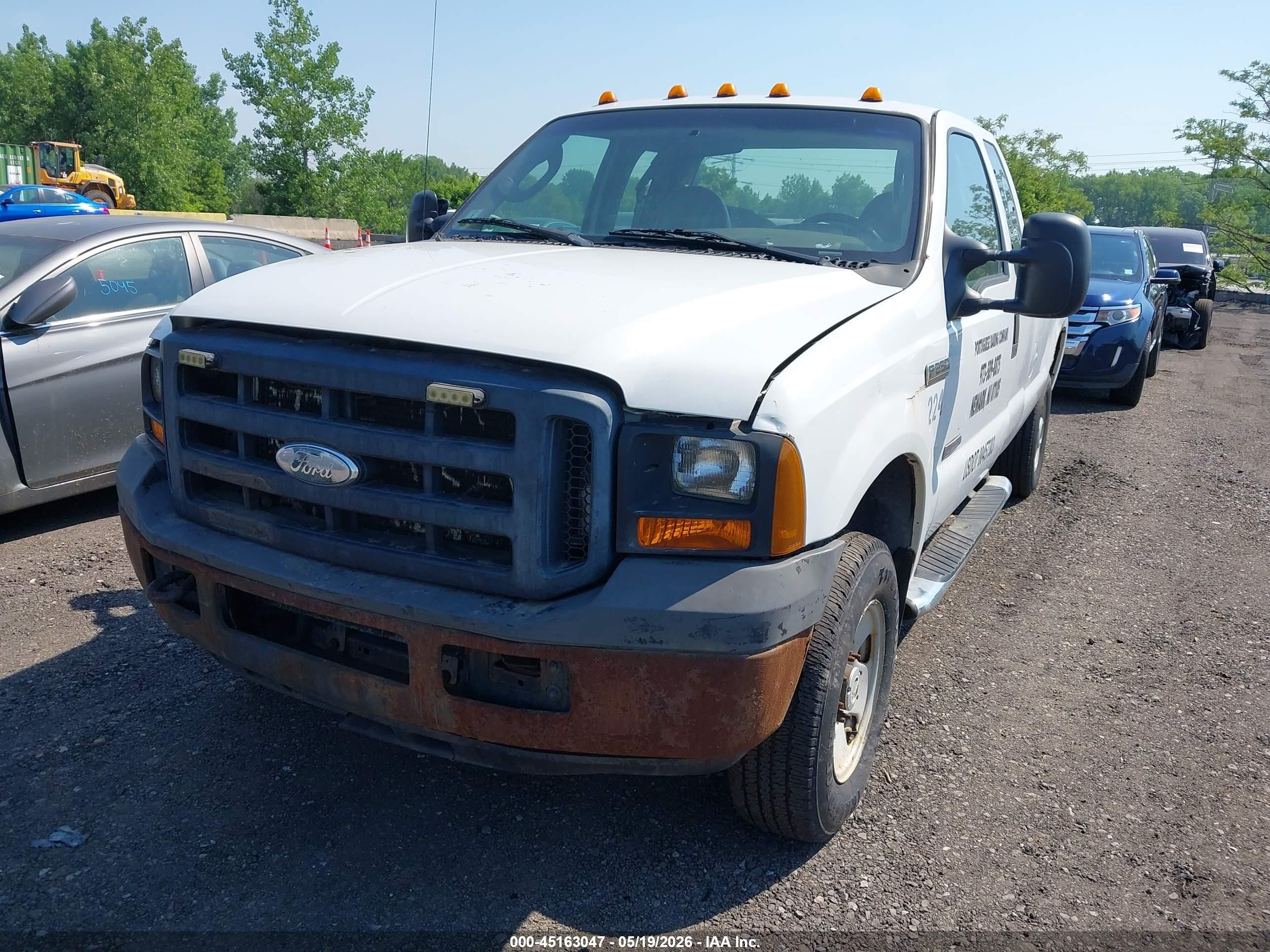 2006 Ford F-250 Lariat/xl/xlt White vin: 1FTSX21PX6ED04122