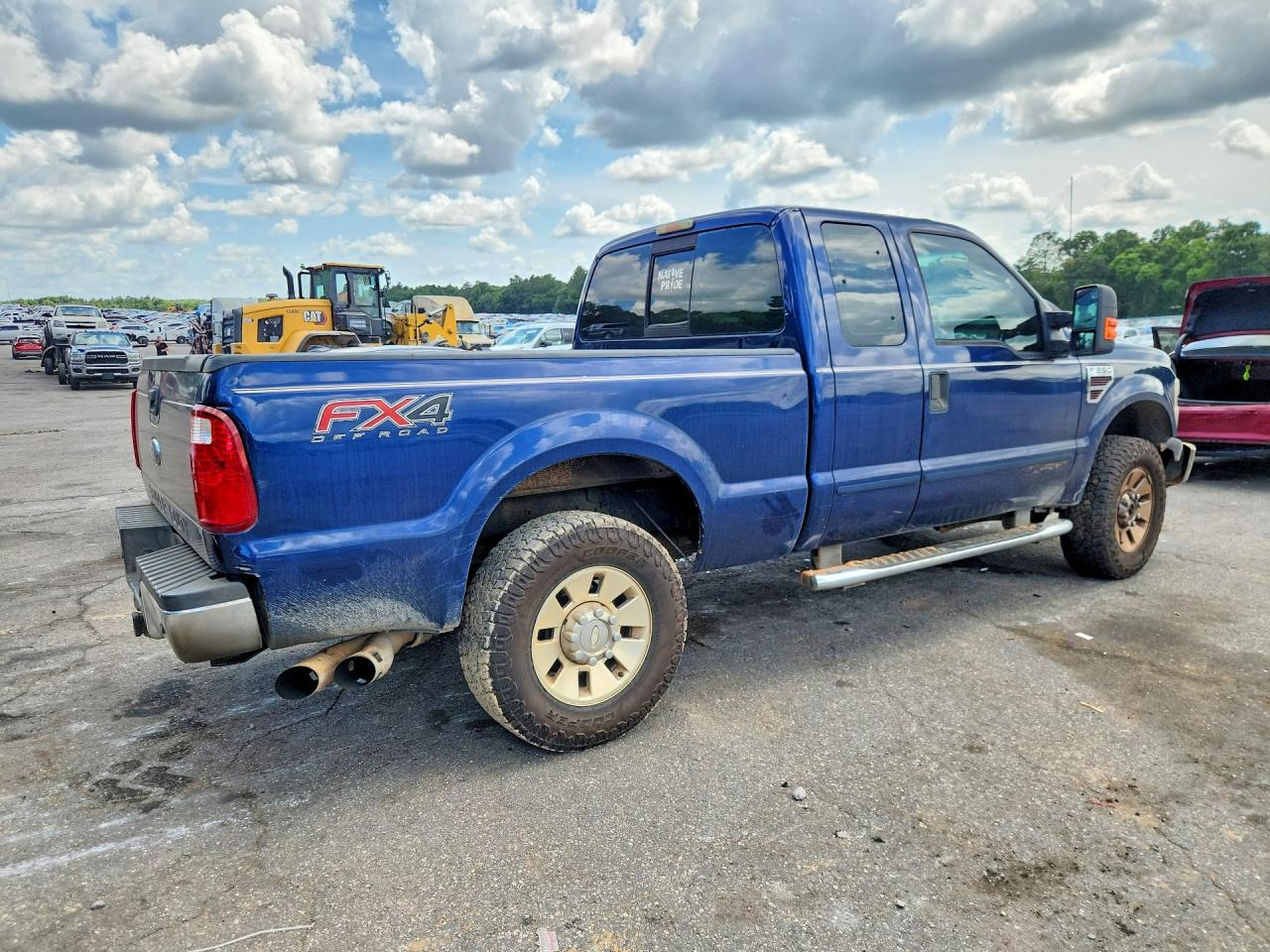 2008 Ford F250 Super Duty Blue vin: 1FTSX21R08EB52999