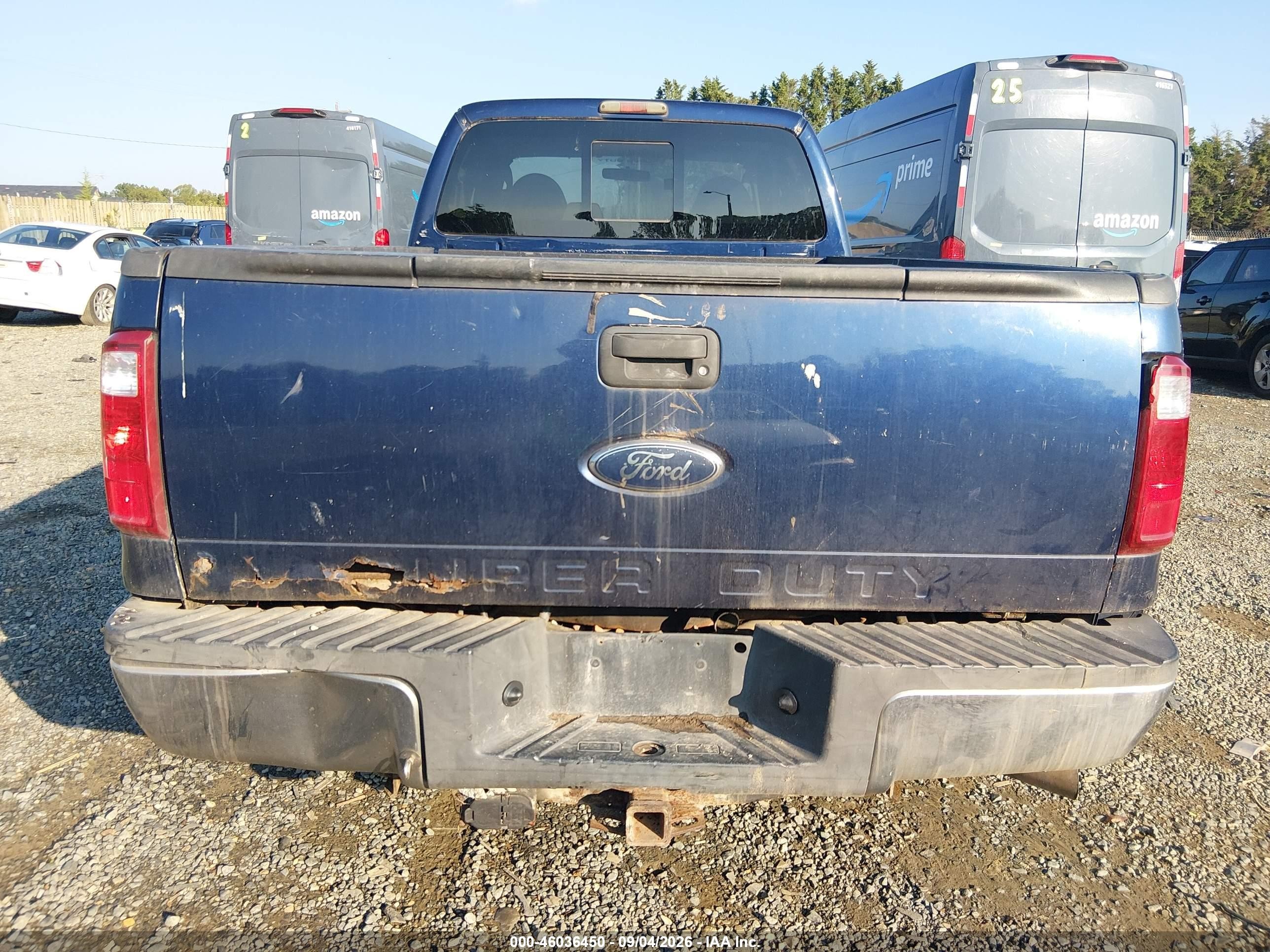 2008 Ford F-250 Xl Синий vin: 1FTSX21R18EE28428