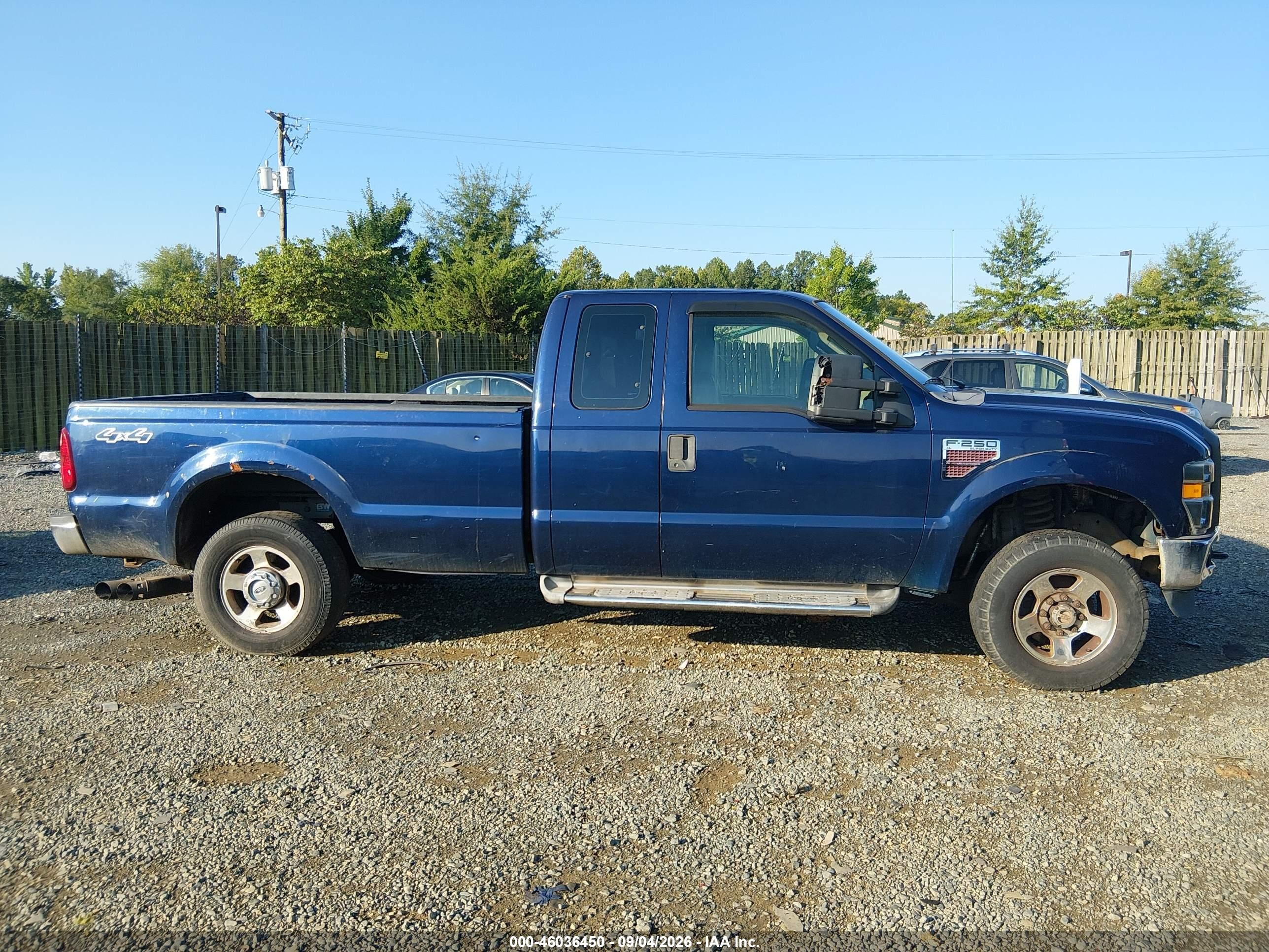 2008 Ford F-250 Xl Синий vin: 1FTSX21R18EE28428