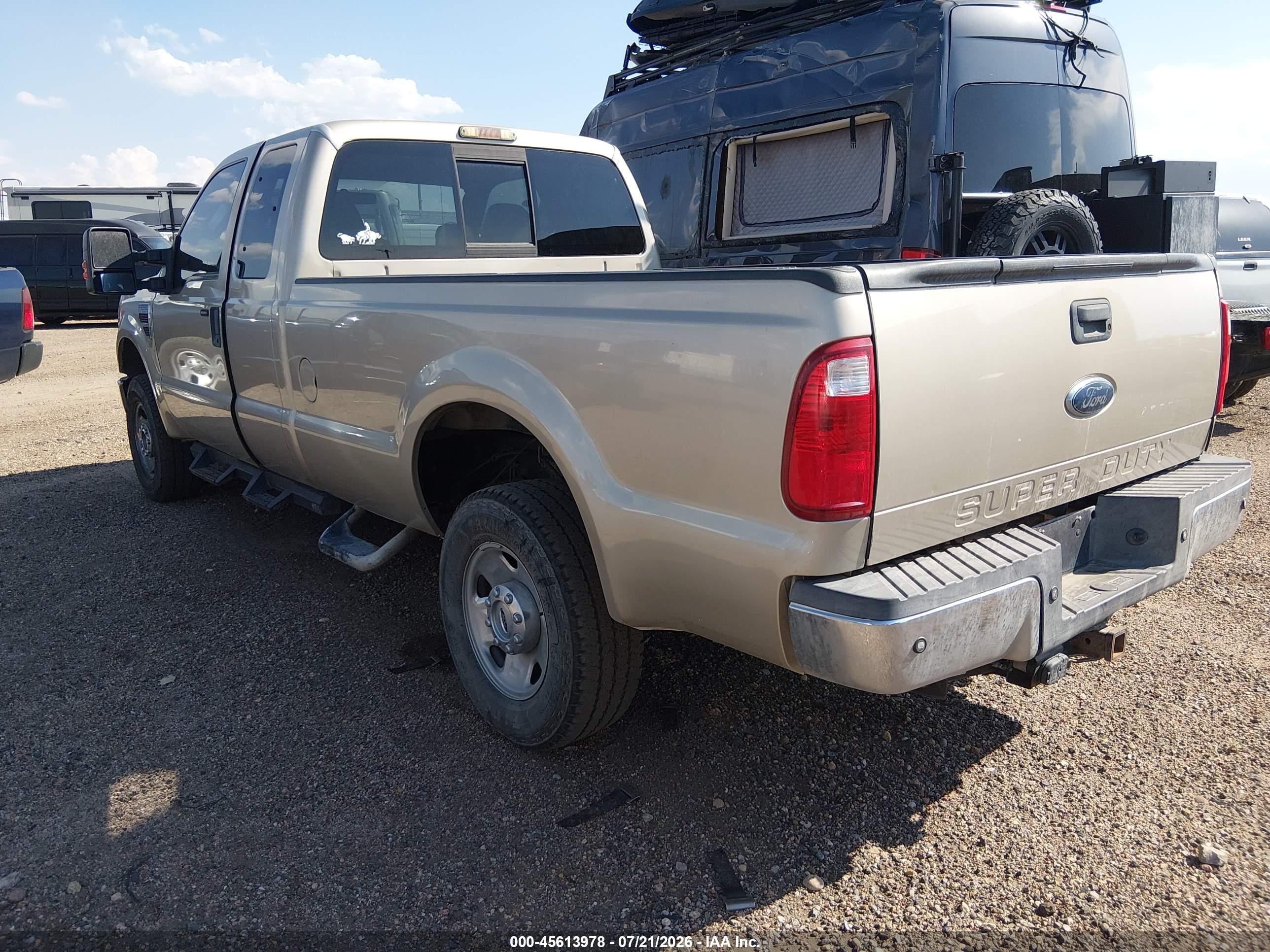 2008 Ford Super Duty F-250 Srw   Gold vin: 1FTSX21R28EB16232
